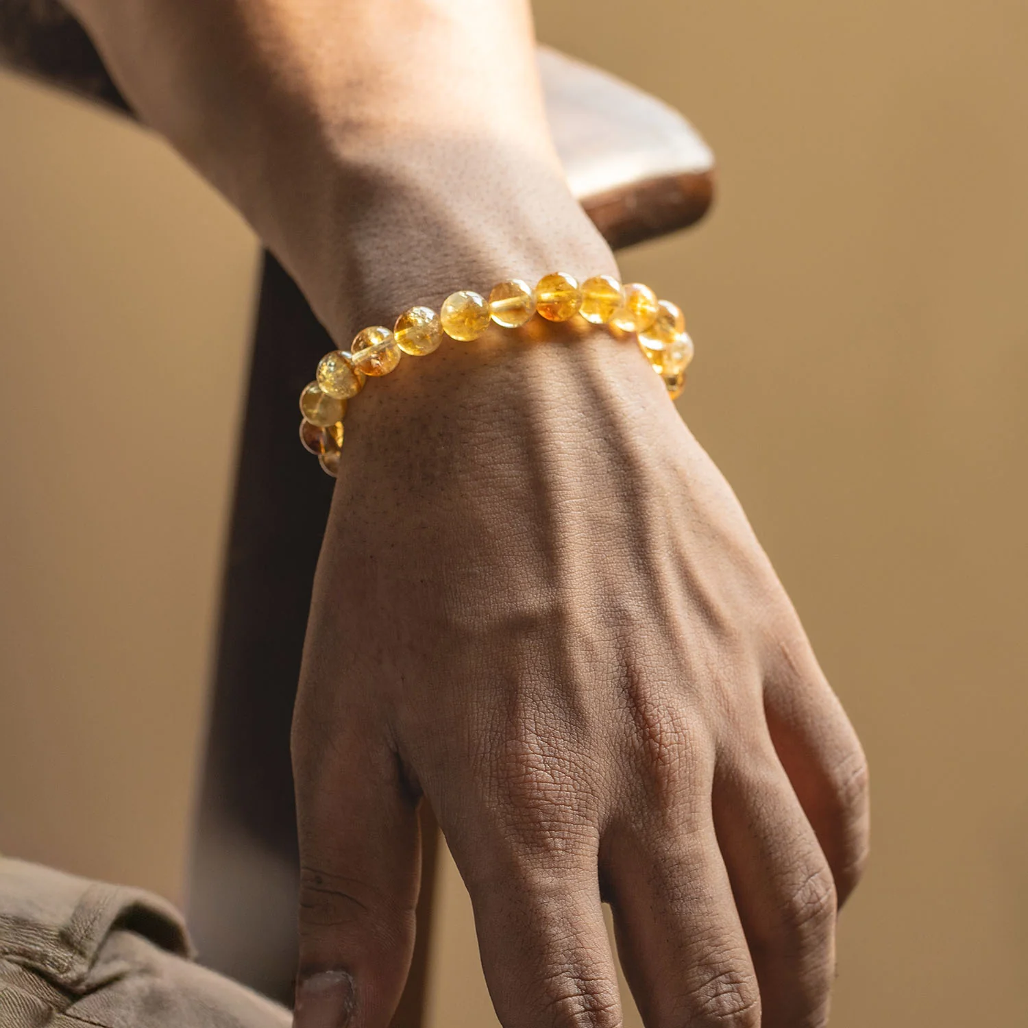 Radiant Joy Citrine Natural Stone Bracelet - Image 3