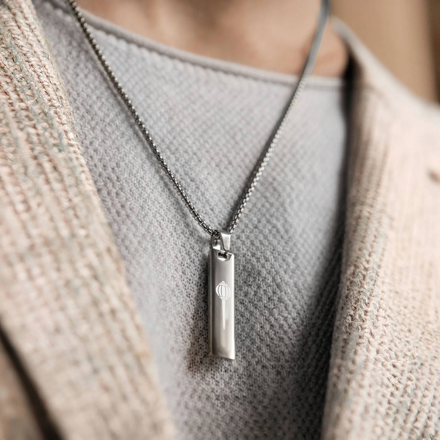 Hanuman Gada Mini Tag Necklace - Image 19