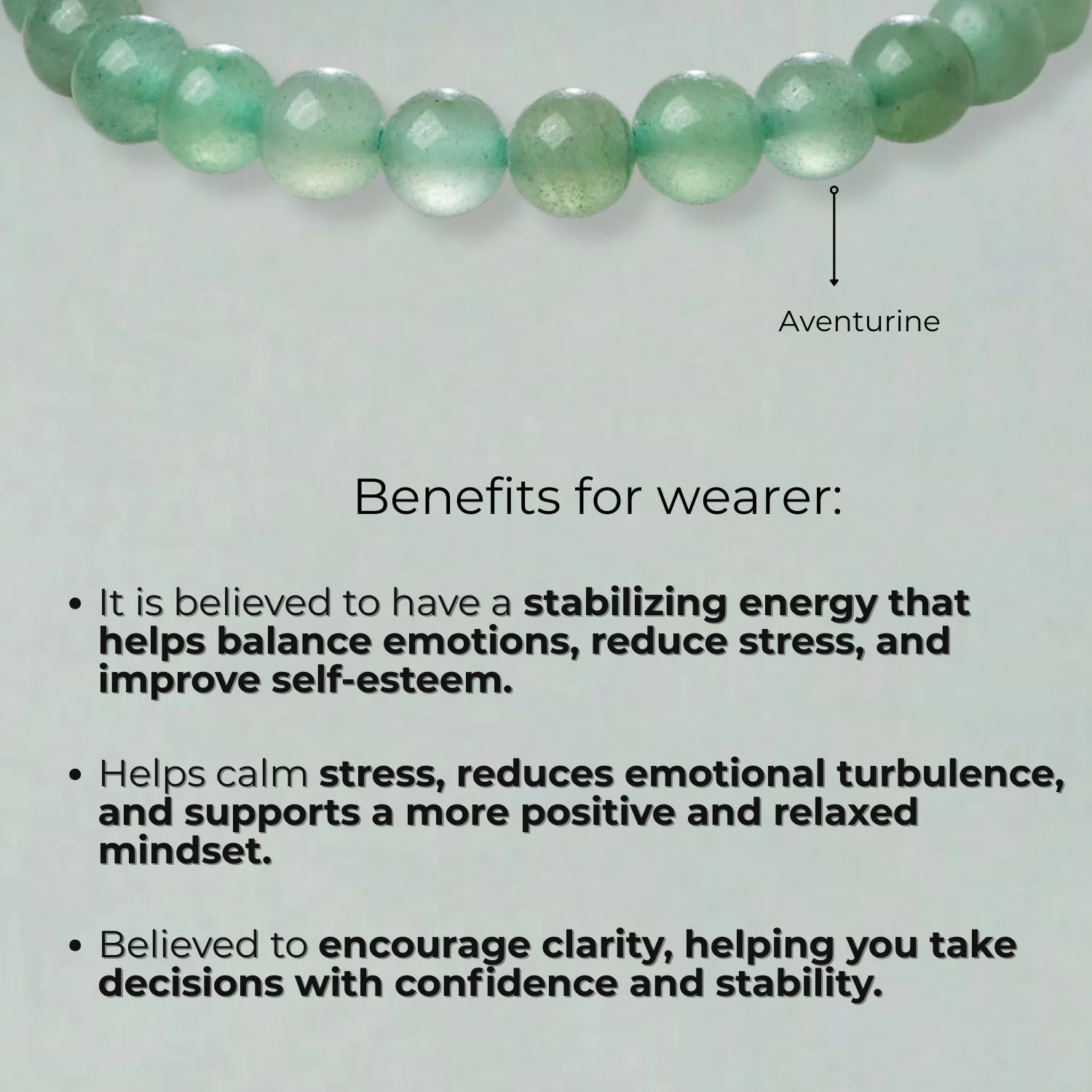 Healing Touch Aventurine Natural Stone Bracelet - Image 11