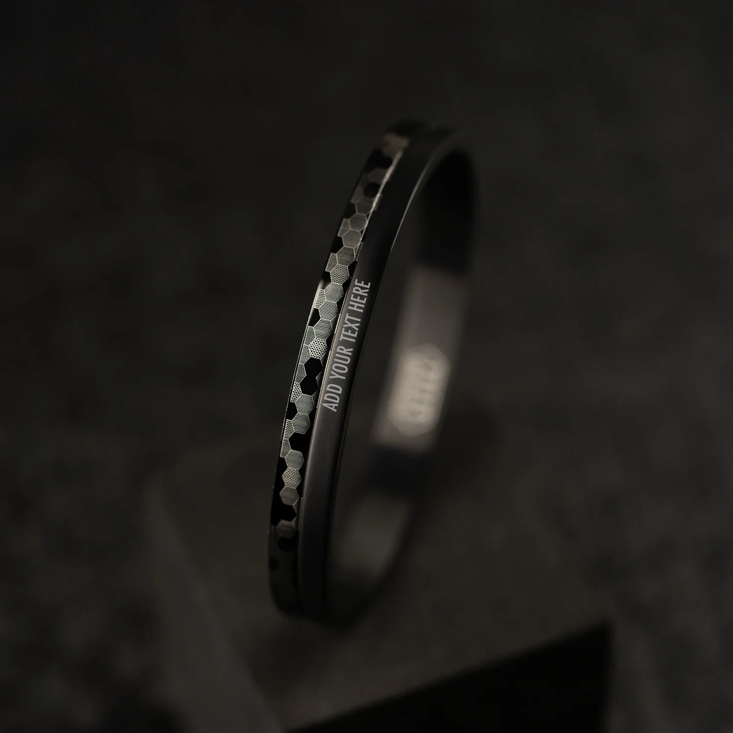 Hex Matrix Oval Kada Bracelet - Image 14