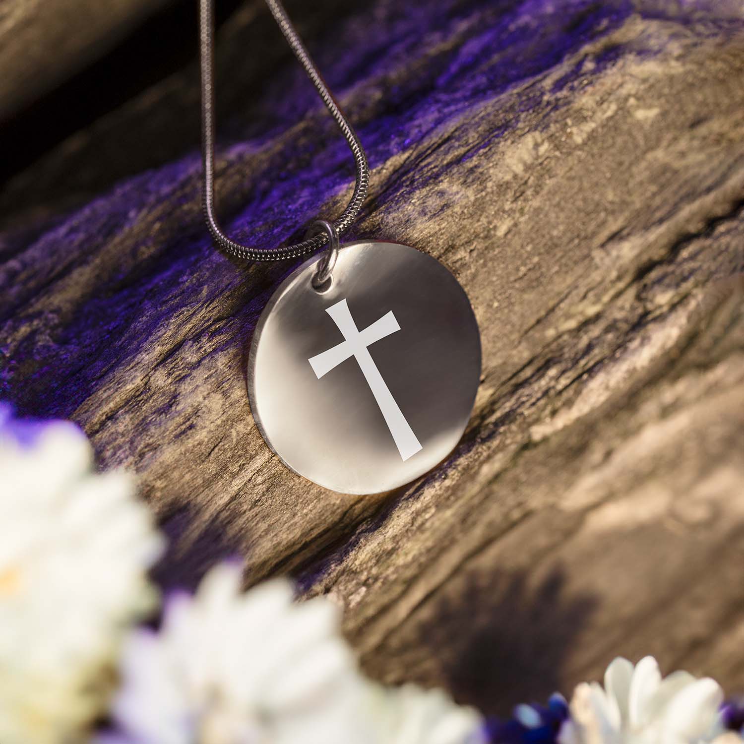 Holycross Circle Necklace - Image 5