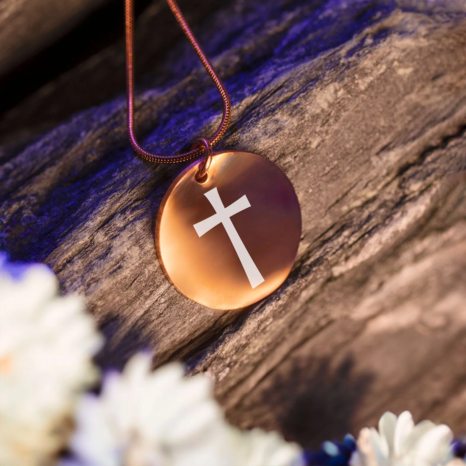 Holycross Circle Necklace - Image 9