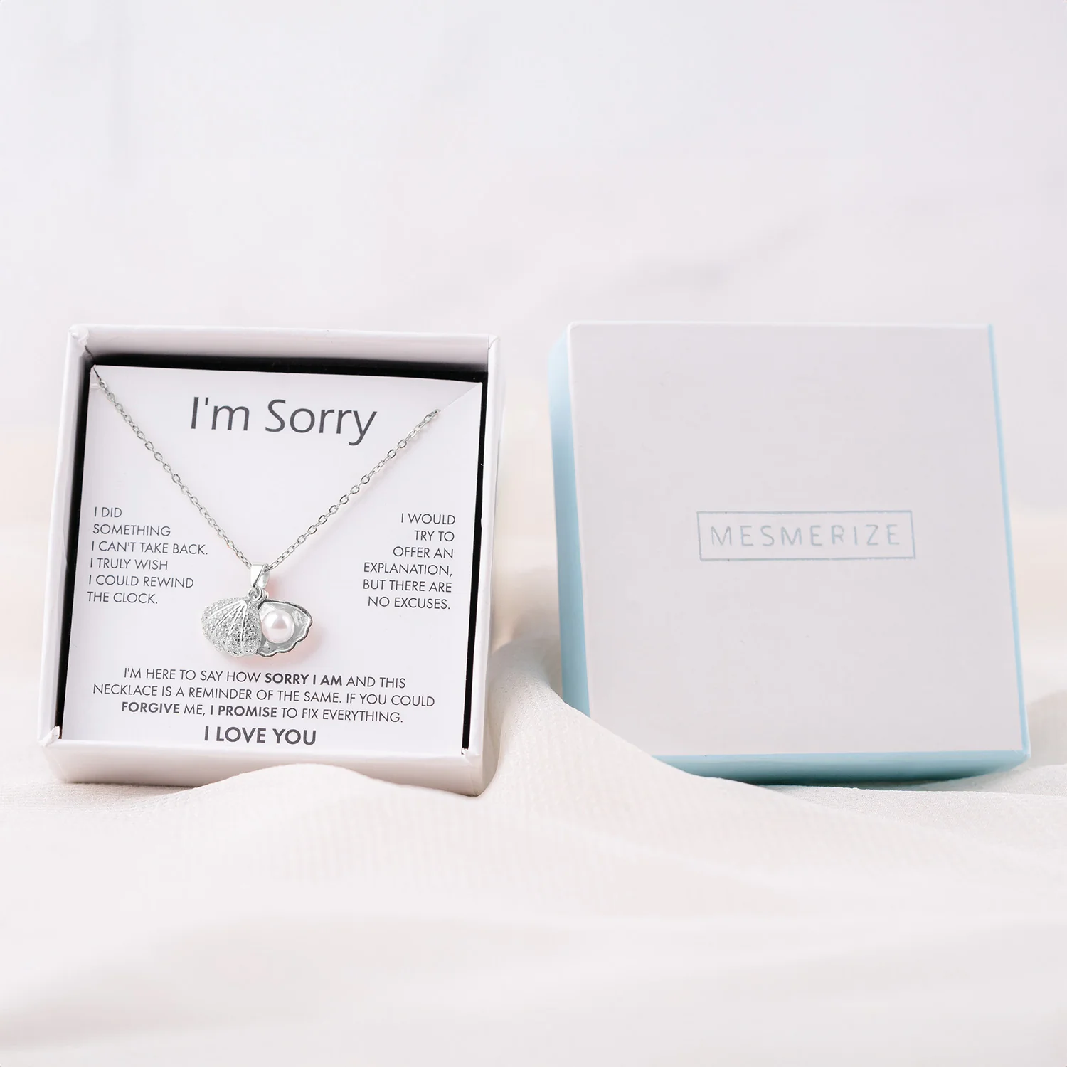 I Am Sorry Card With Necklace For Women - Image 10