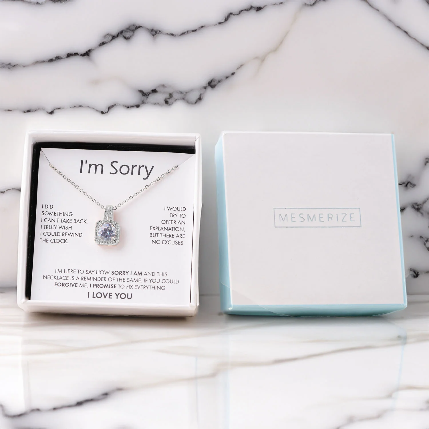 I Am Sorry Card With Necklace For Women - Image 19
