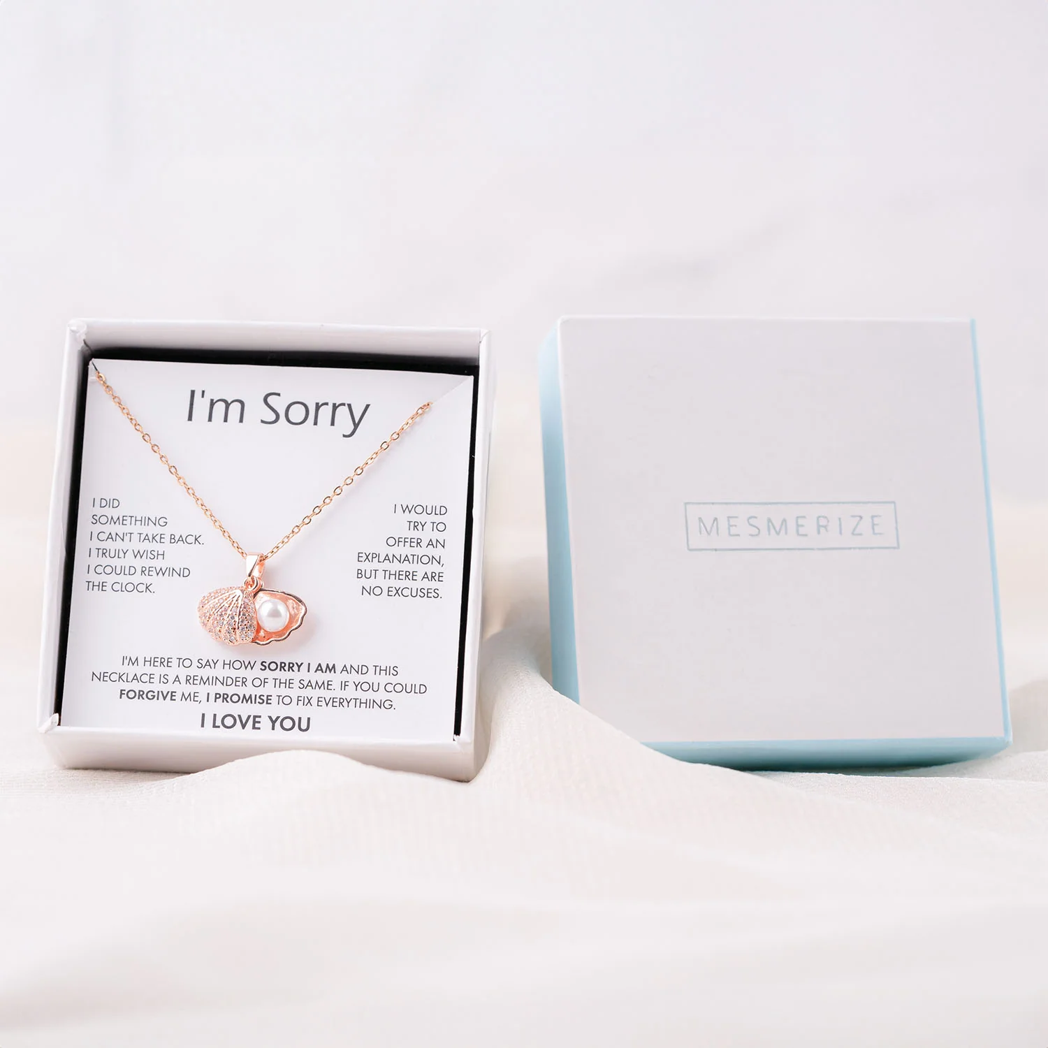 I Am Sorry Card With Necklace For Women - Image 28