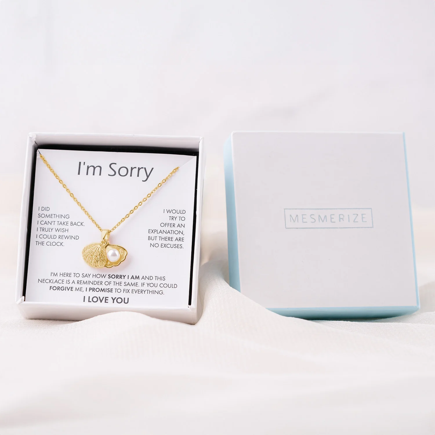 I Am Sorry Card With Necklace For Women - Image 31