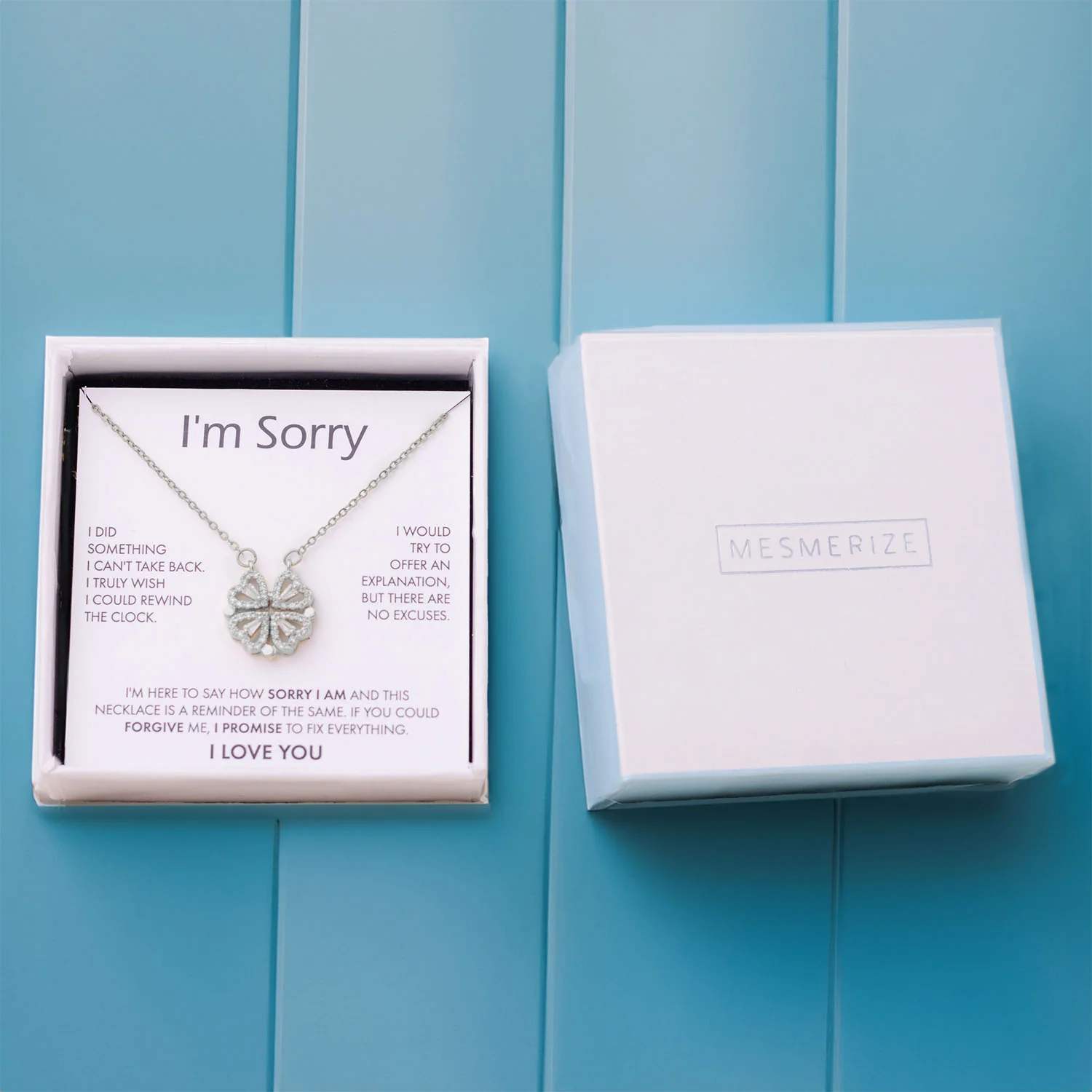 I Am Sorry Card With Necklace For Women - Image 7