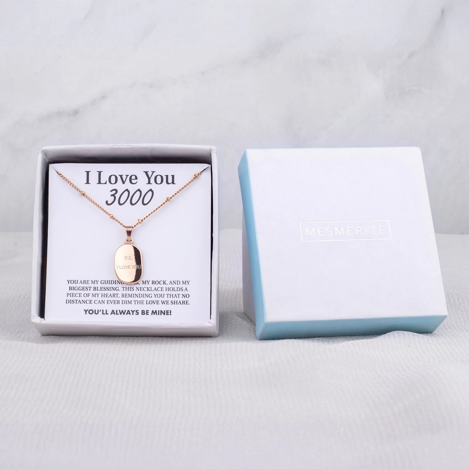 I Love You 3000 Card With Necklace For Women - Image 10