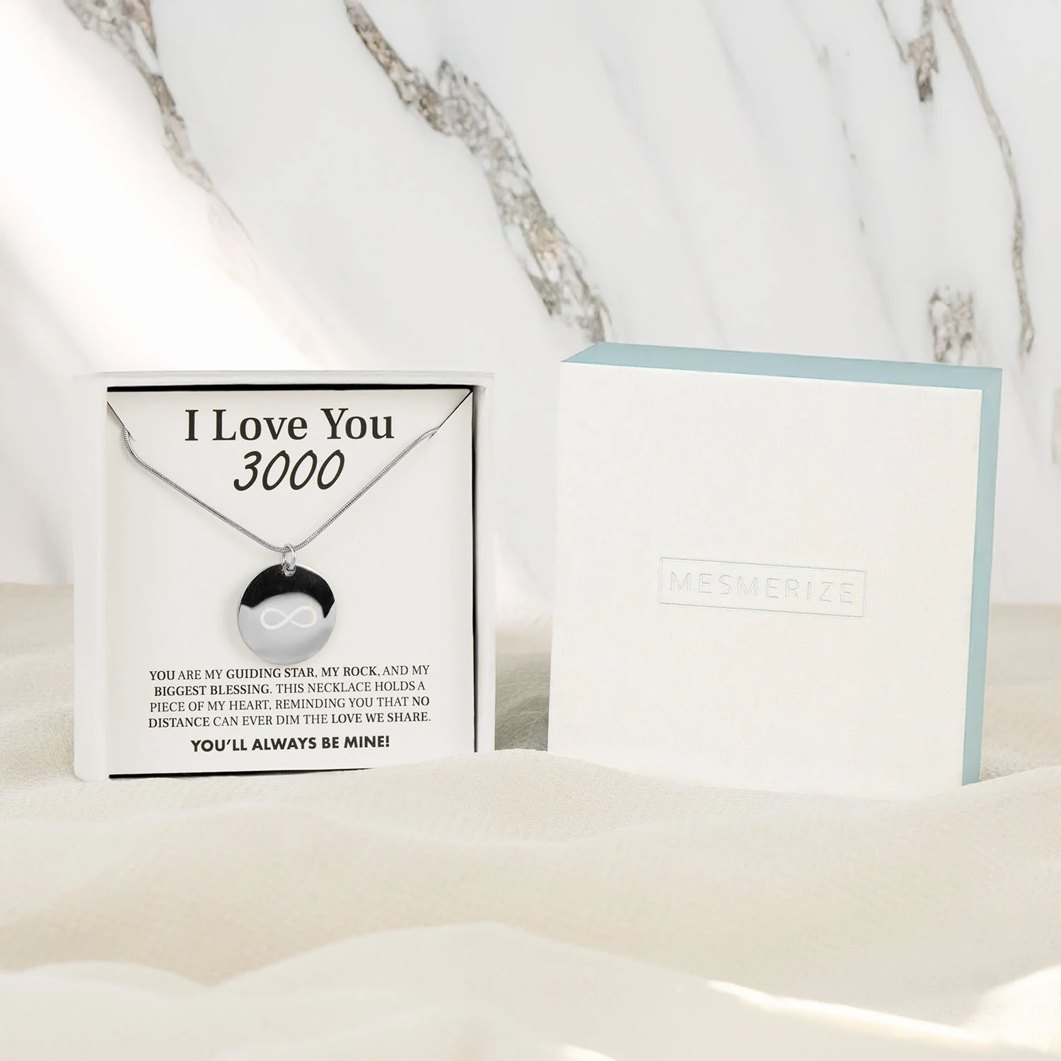 I Love You 3000 Card With Necklace For Women - Image 4