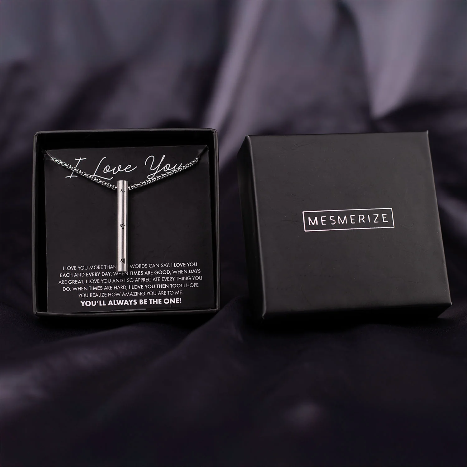 I Love You Card With Necklace For Men - Image 13