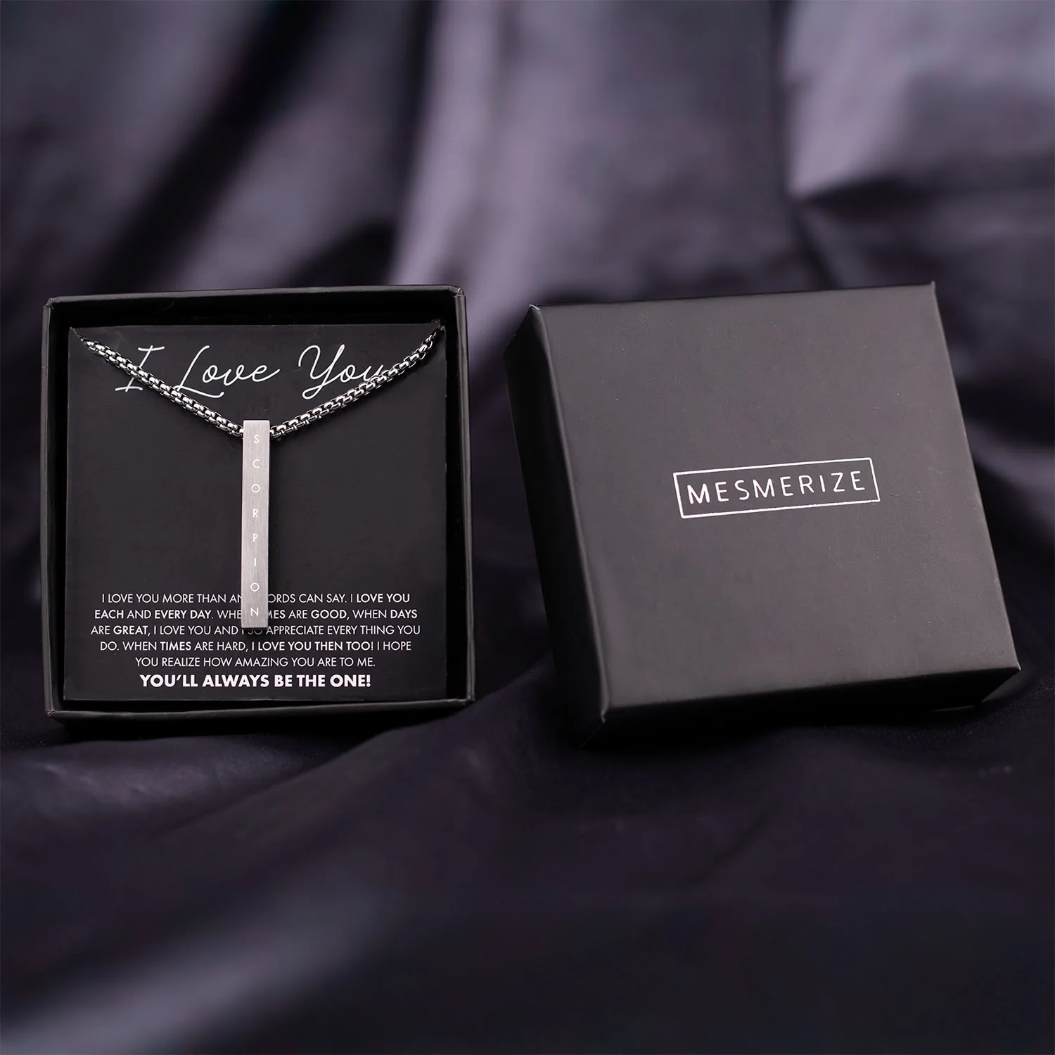 I Love You Card With Necklace For Men - Image 7