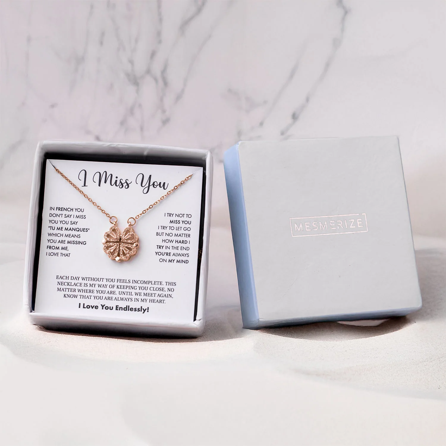 I Miss You Card With Necklace For Women - Image 10