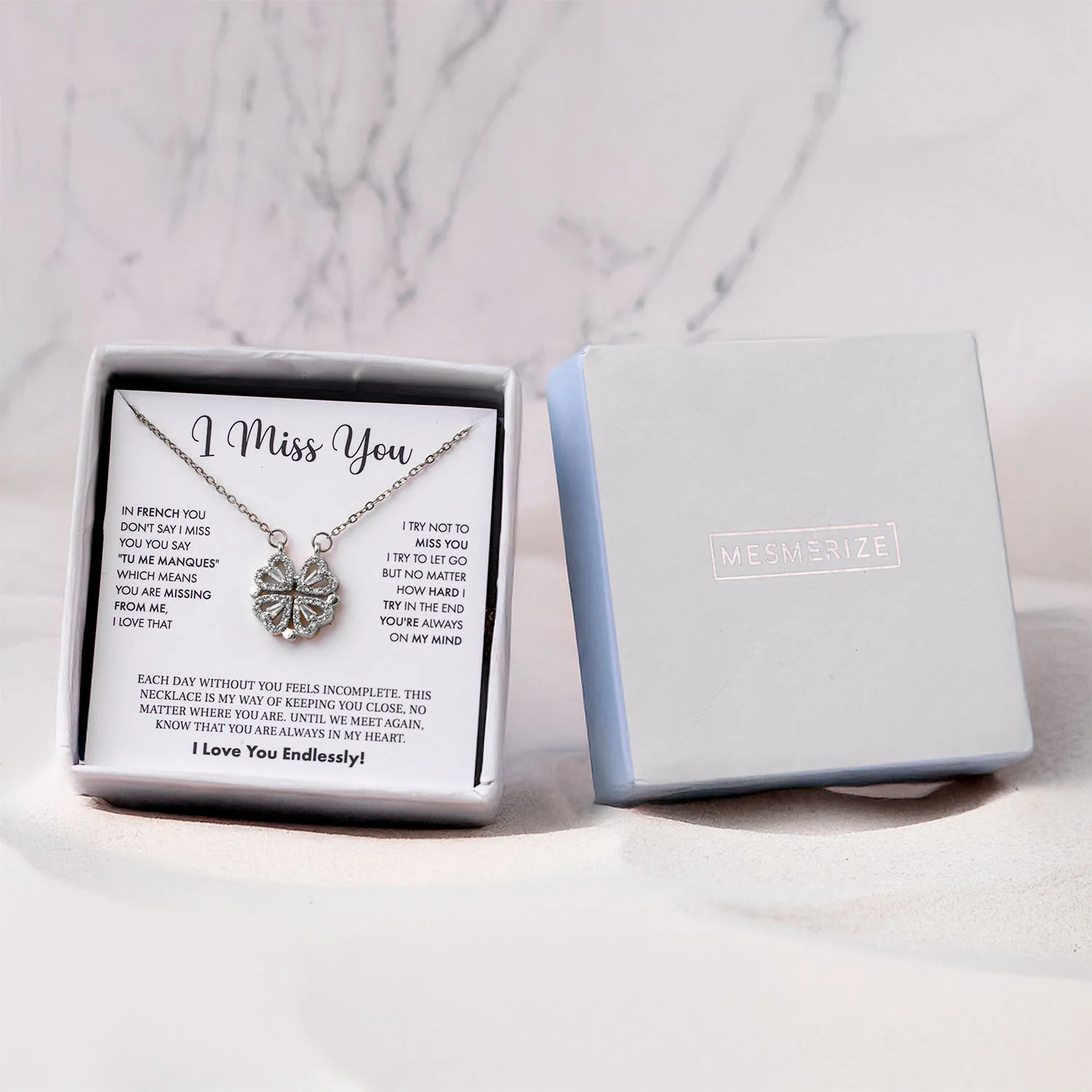 I Miss You Card With Necklace For Women - Image 13