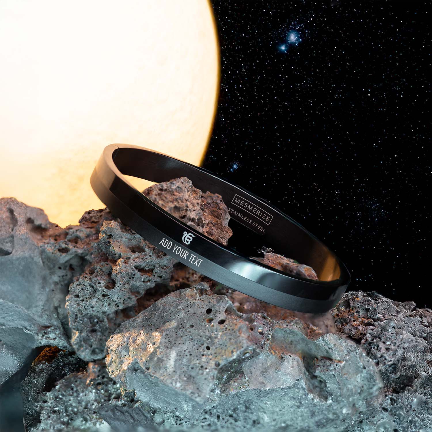 Ik Onkar Dual Finish Oval Kada Bracelet - Image 17