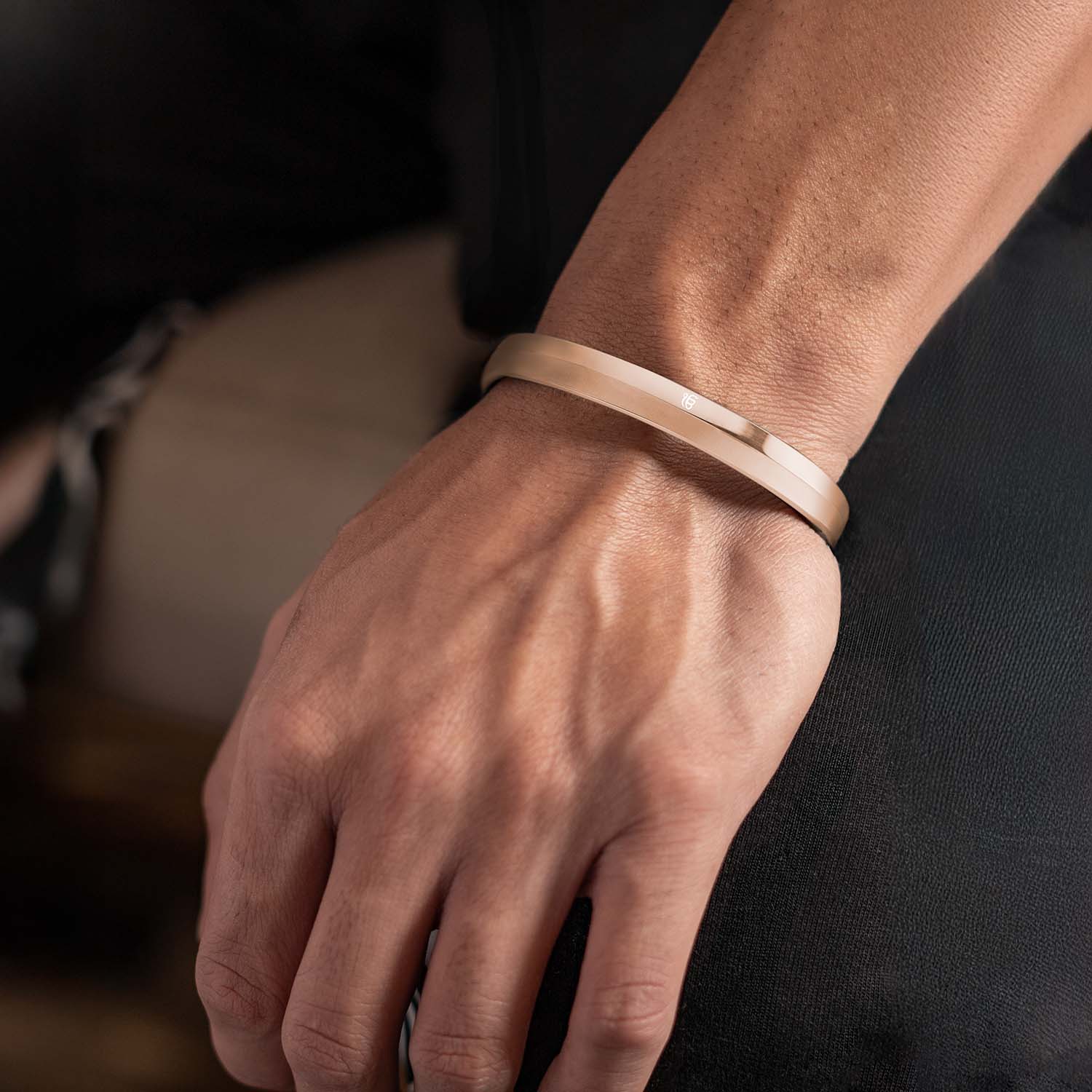 Ik Onkar Dual Finish Oval Kada Bracelet - Image 38