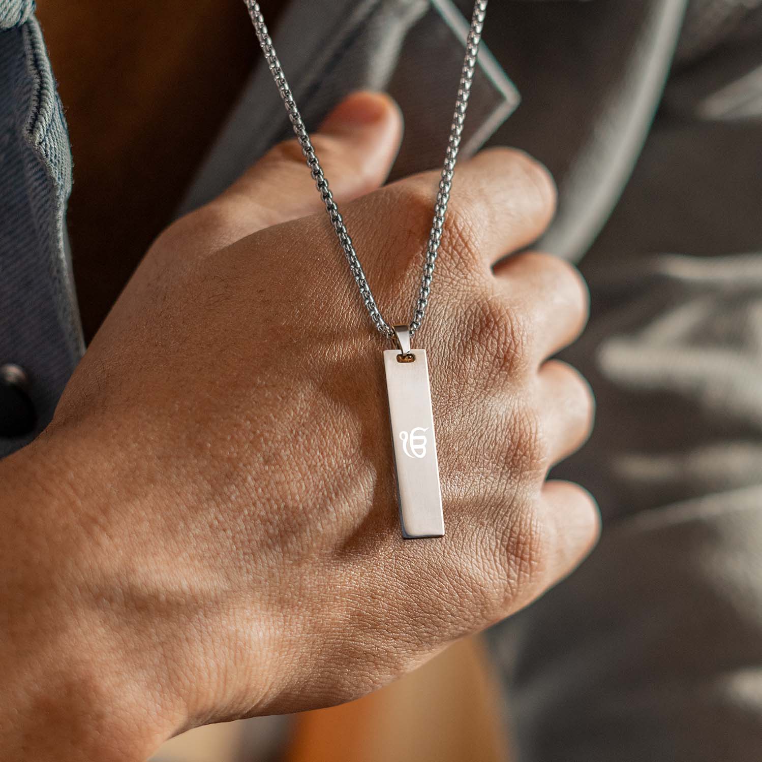 Ik Onkar Spiritual Mini Tag Necklace - Image 19
