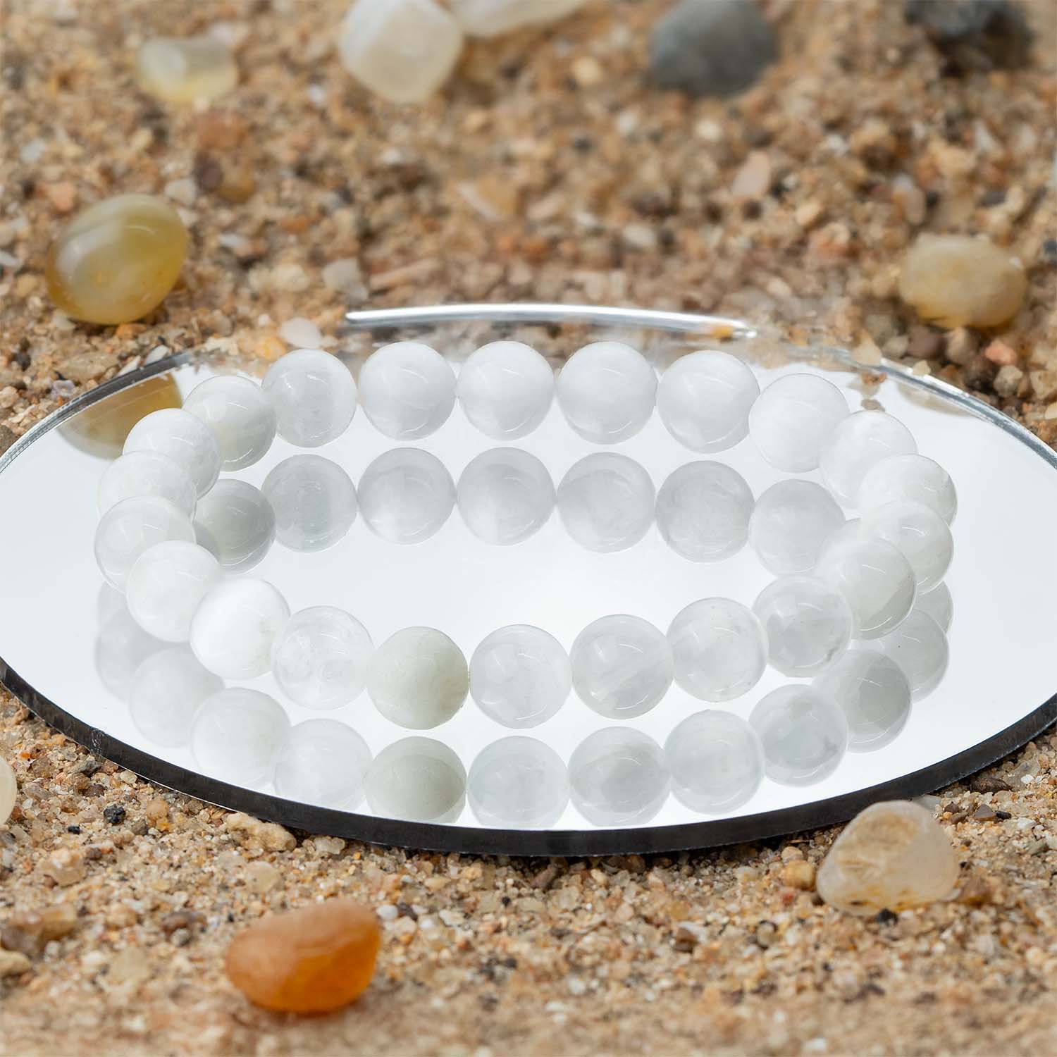 Inner Peace Selenite Natural Stone Bracelet - Image 11