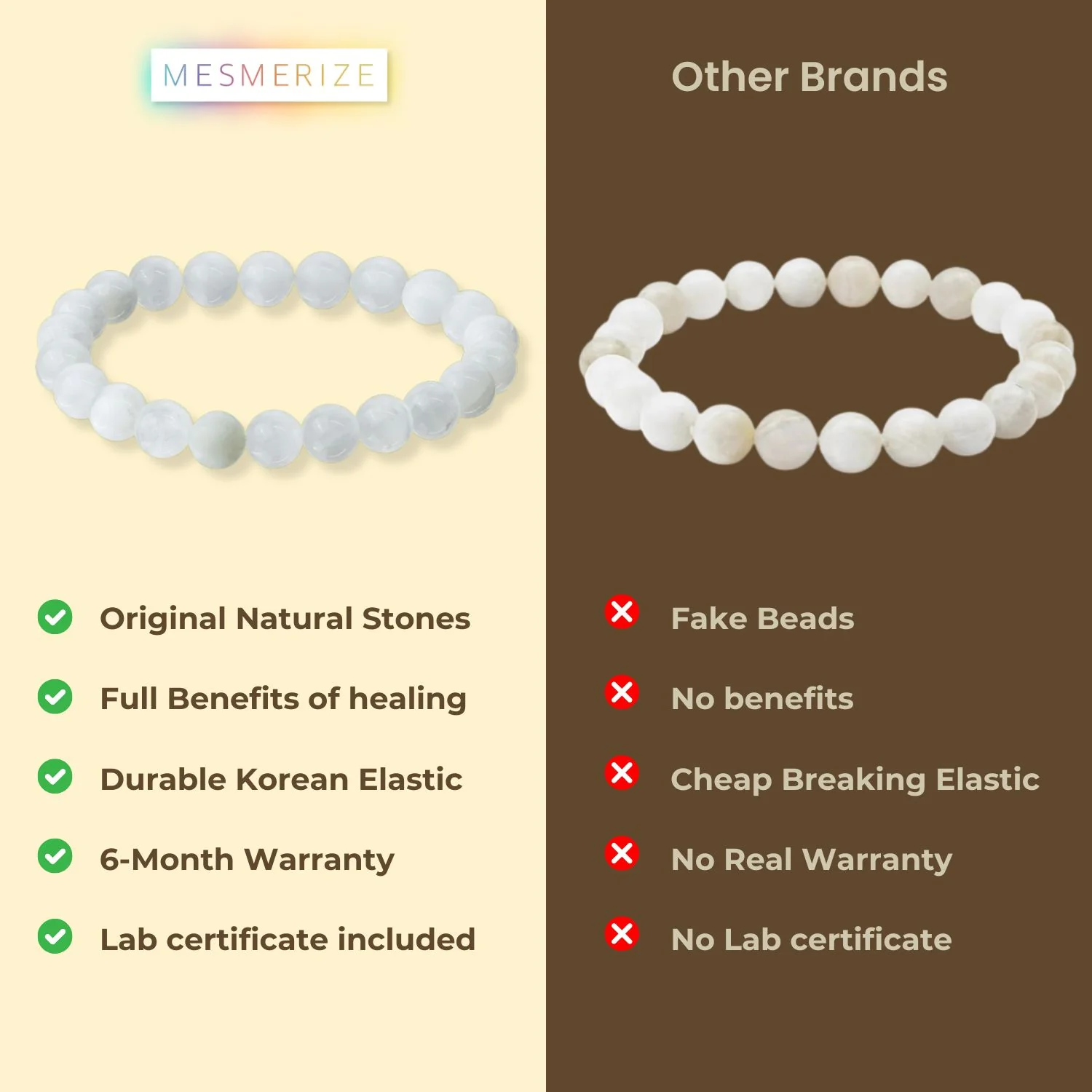 Inner Peace Selenite Natural Stone Bracelet - Image 16