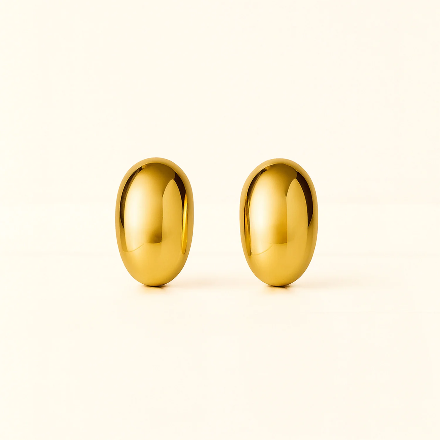 Isla Bud Teardrop 18K Gold Stud Earrings - Image 3