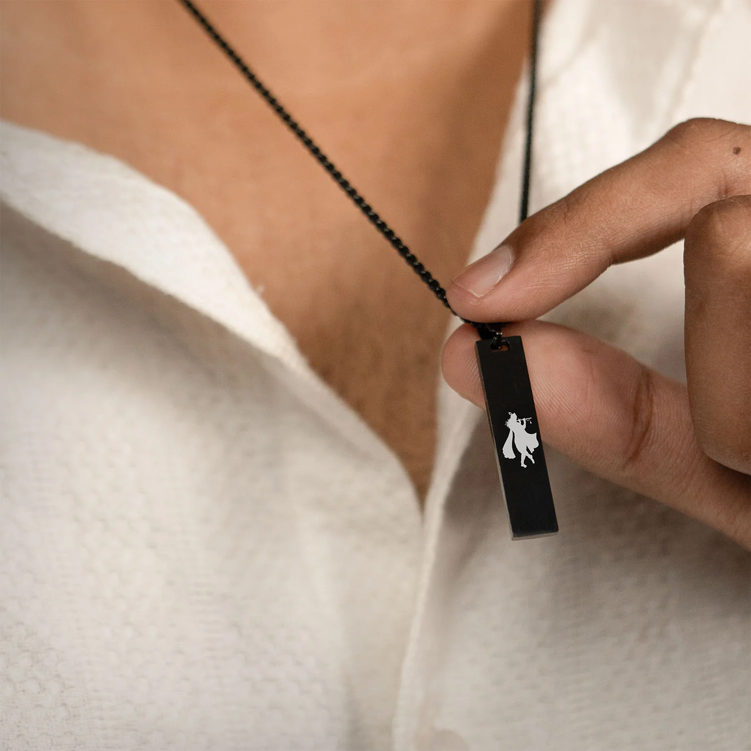 Krishna Mini Tag Necklace - Image 11
