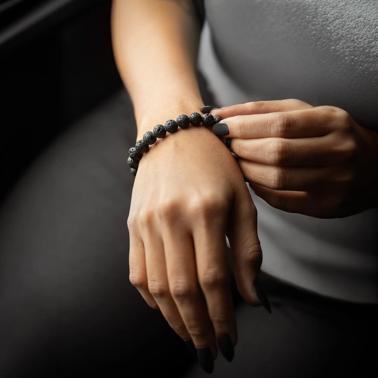 Lava Natural Stone Bracelet - Image 10
