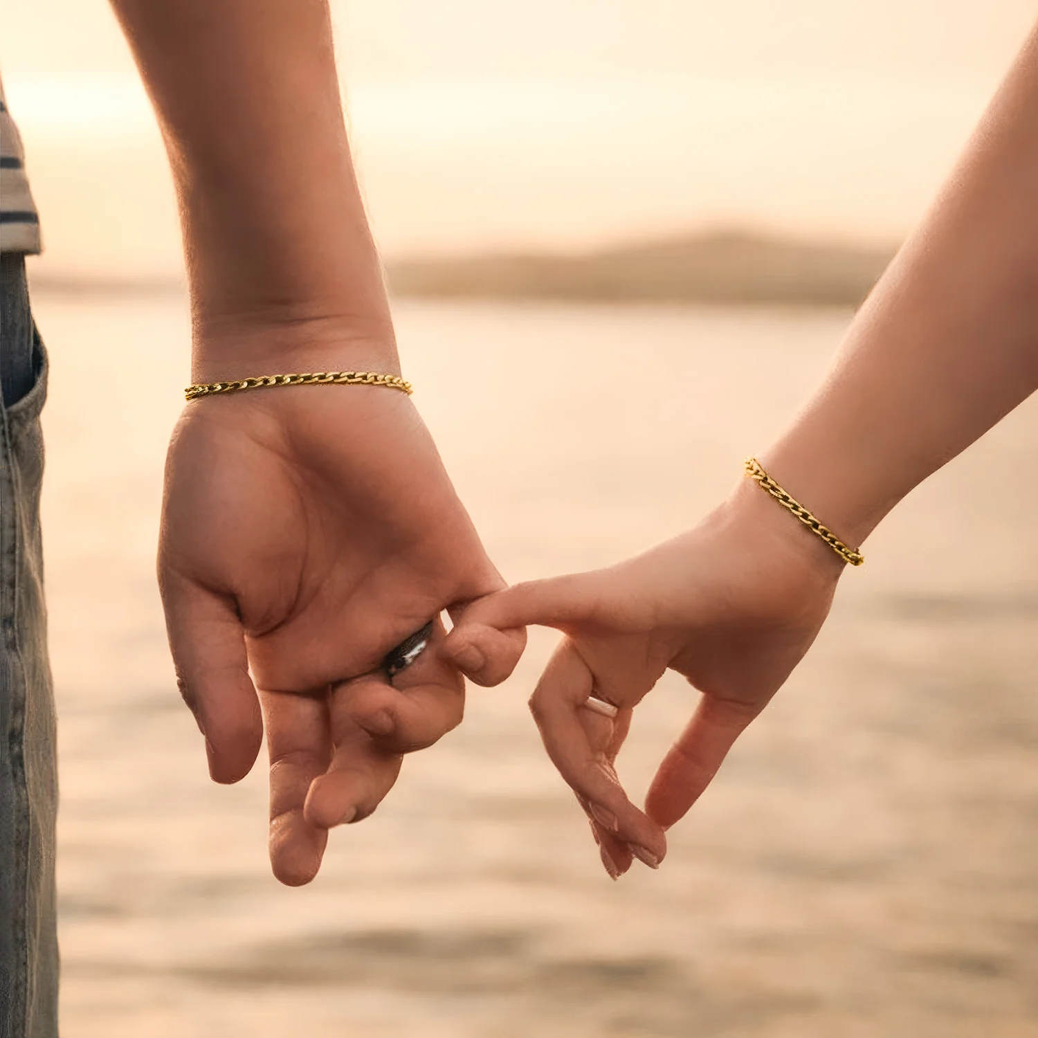 Love Locked 925 Silver Permanent Couple Bracelet Kit - Image 2