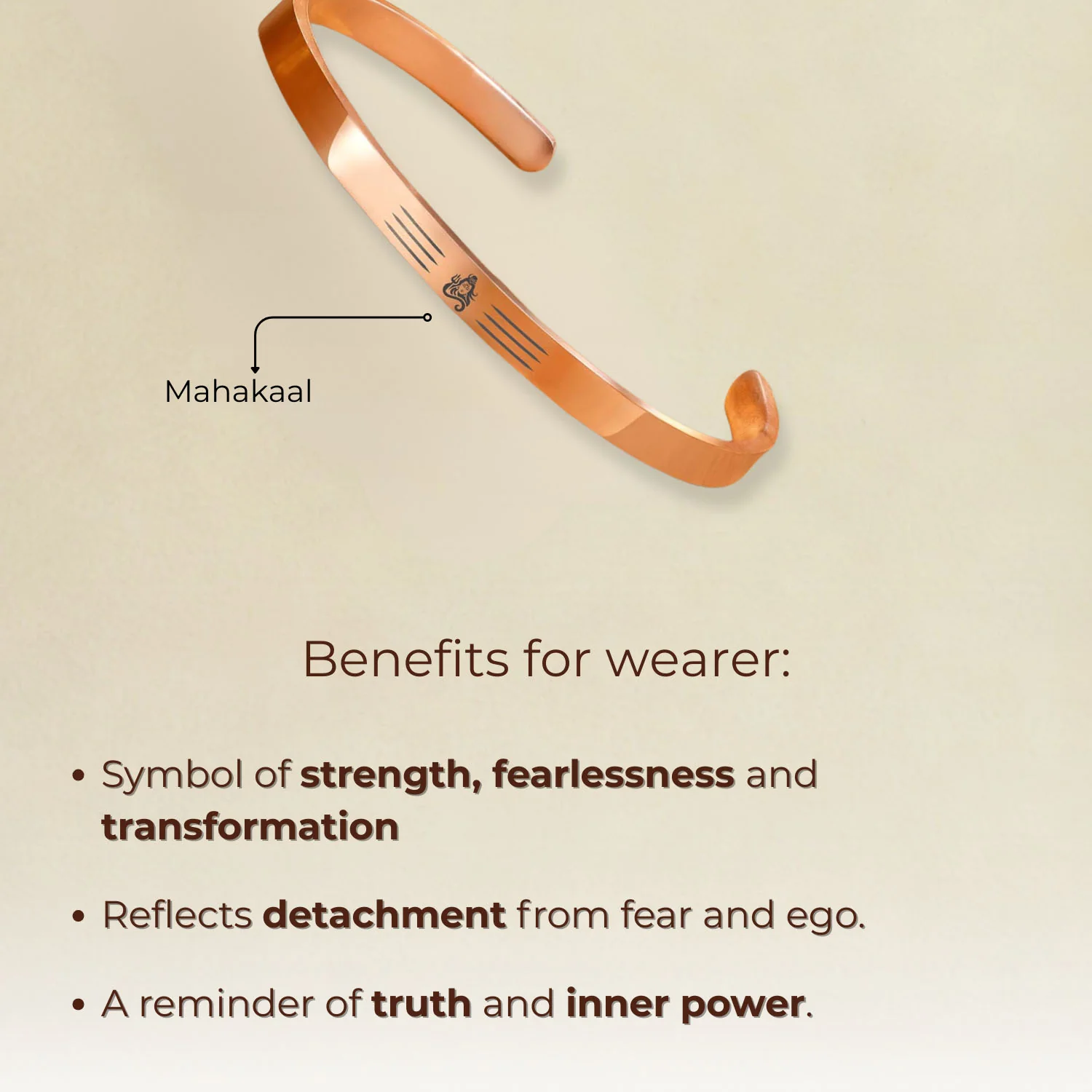 Mahakaal Gloss Cuff Adjustable Bracelet - Image 18
