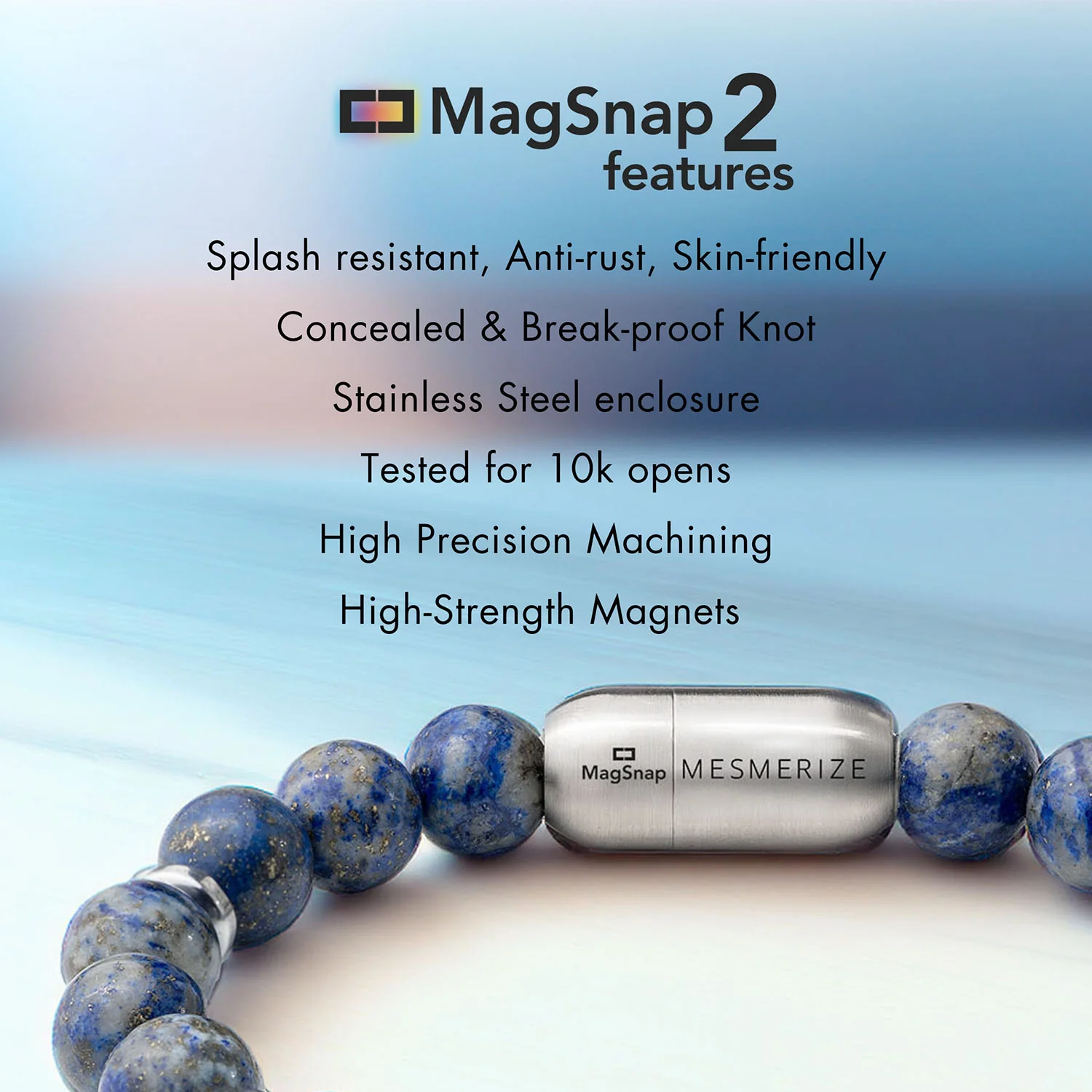 Malachite Natural Stone Couple Bracelets with Magsnap 2 - Image 7