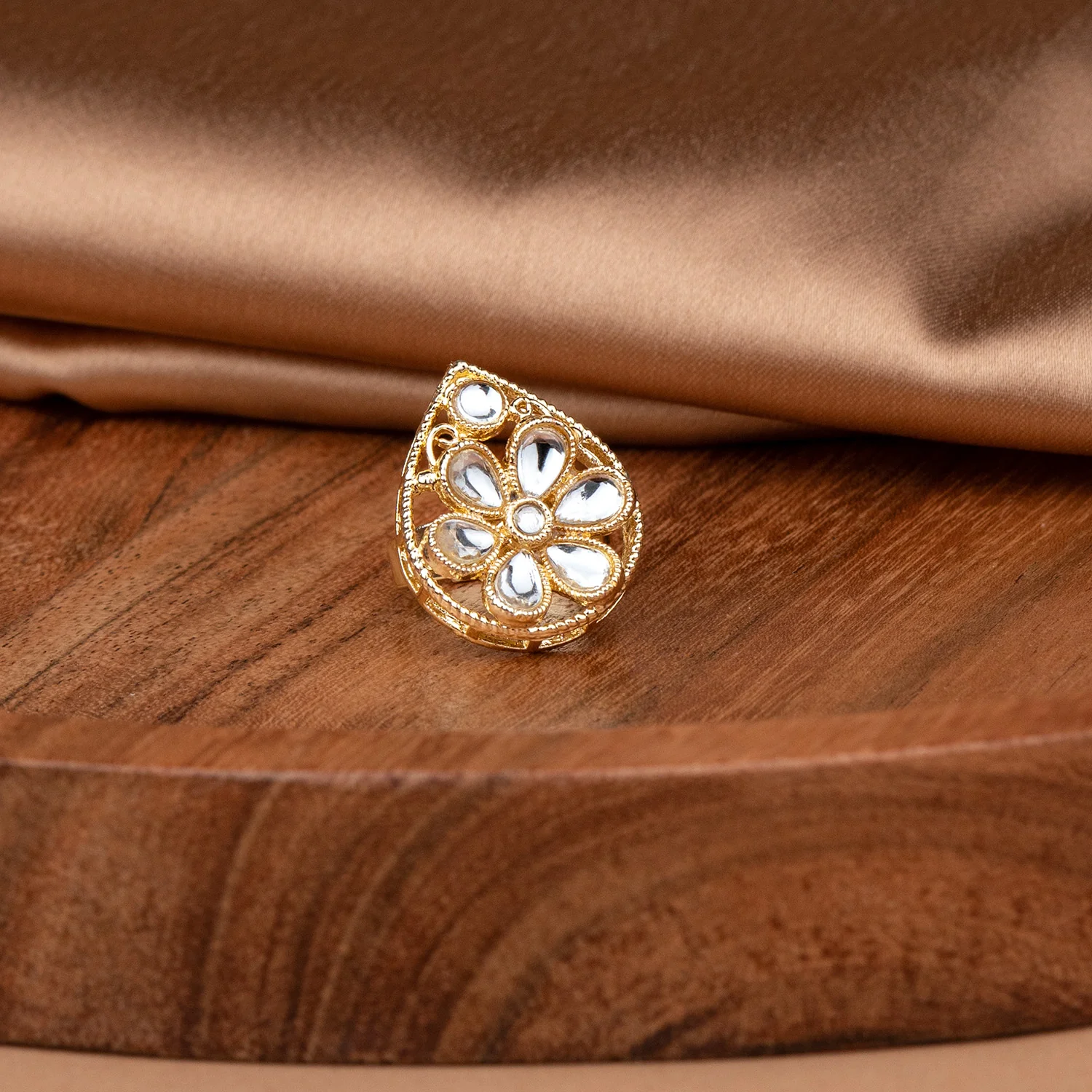 Mallika Kundan Ring - Image 2
