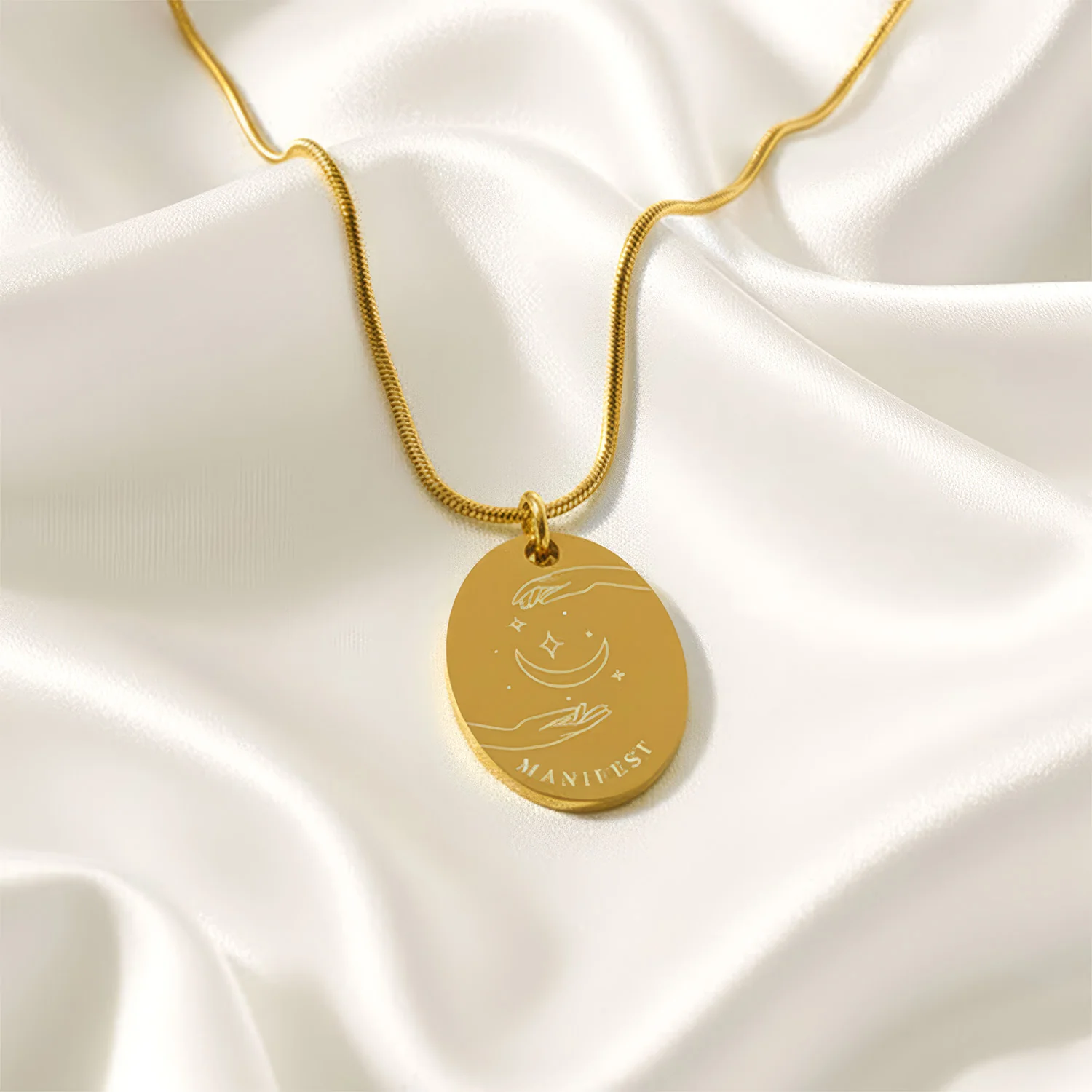 Manifest Oval Necklace - Image 5