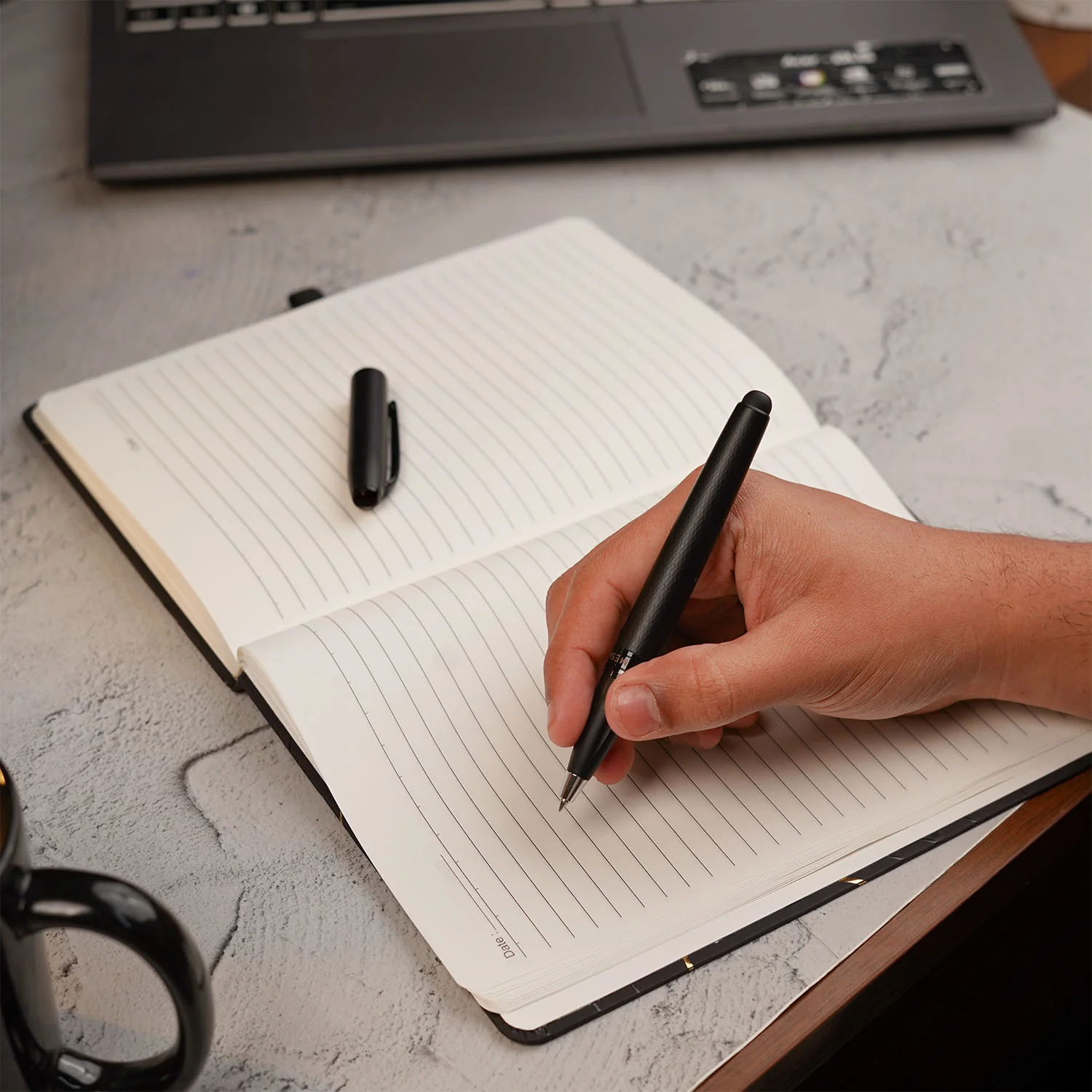 Matte Black Foil Print Diary - Image 14