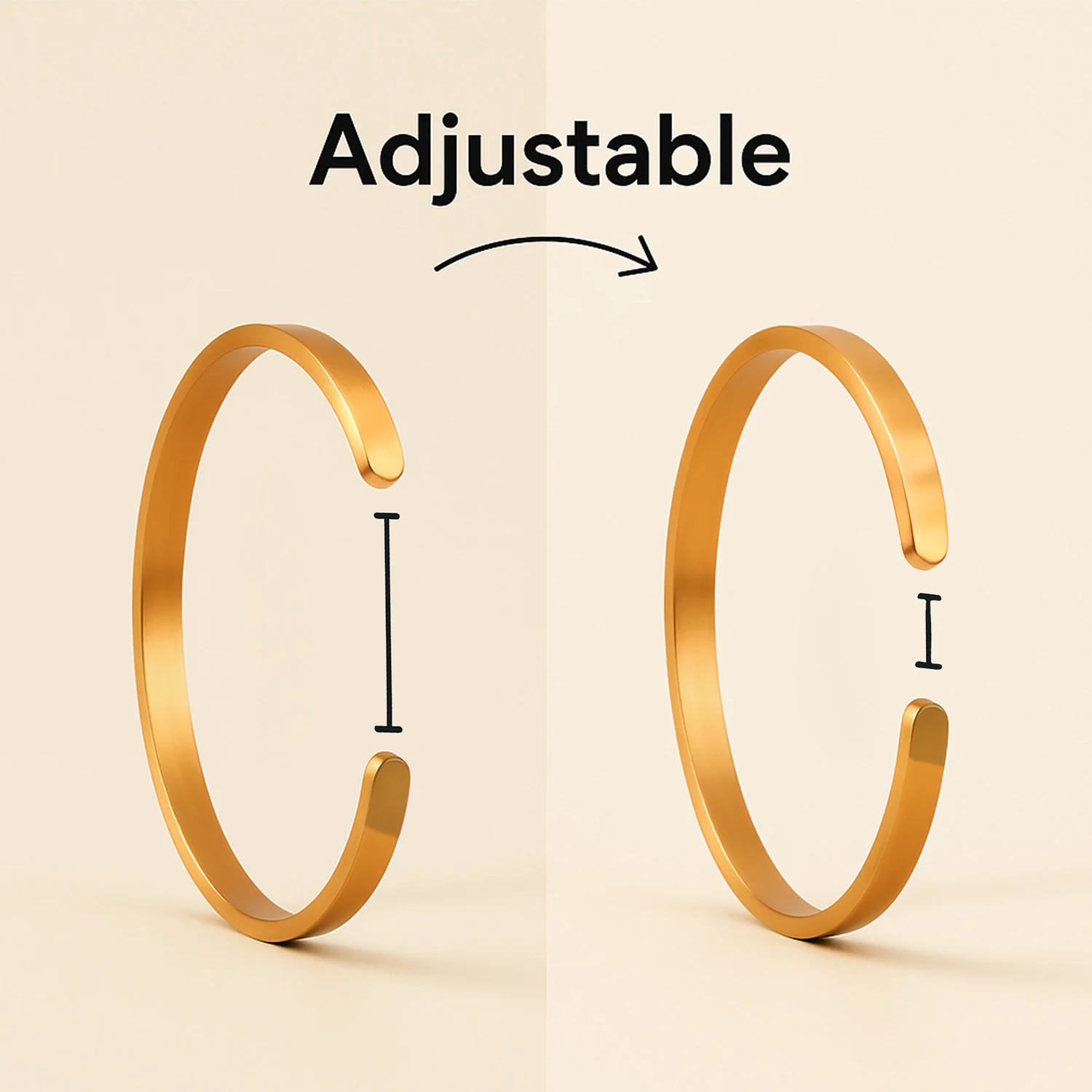 Matte Cuff Adjustable Bracelet - Image 30