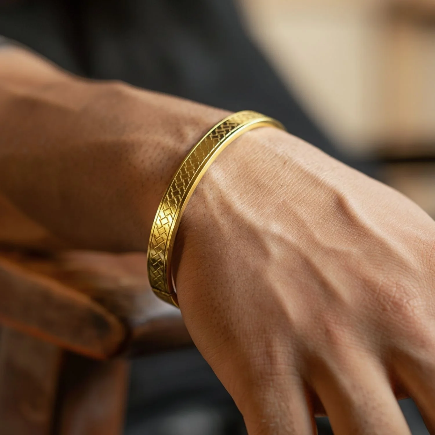 Viking Oval Kada Bracelet - Image 17