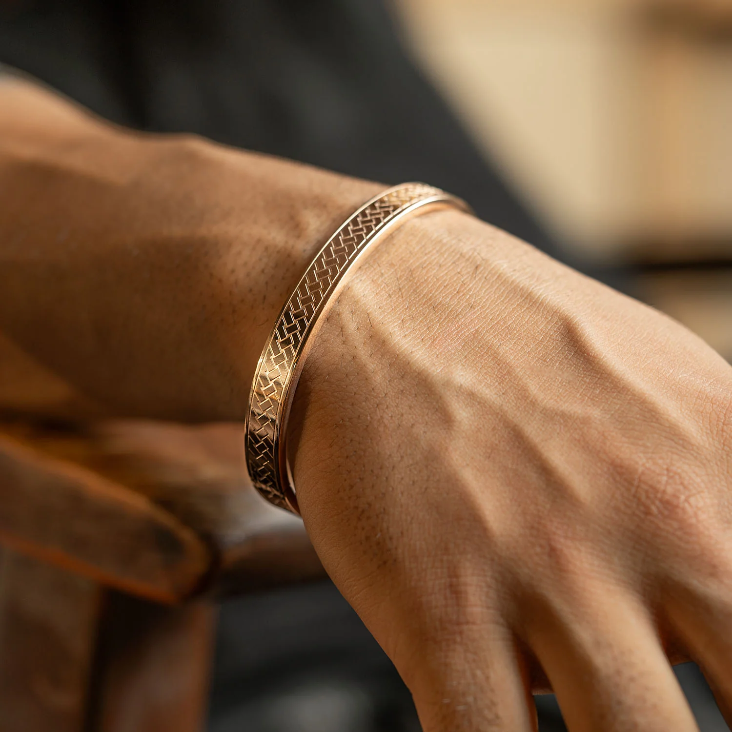 Viking Oval Kada Bracelet - Image 9