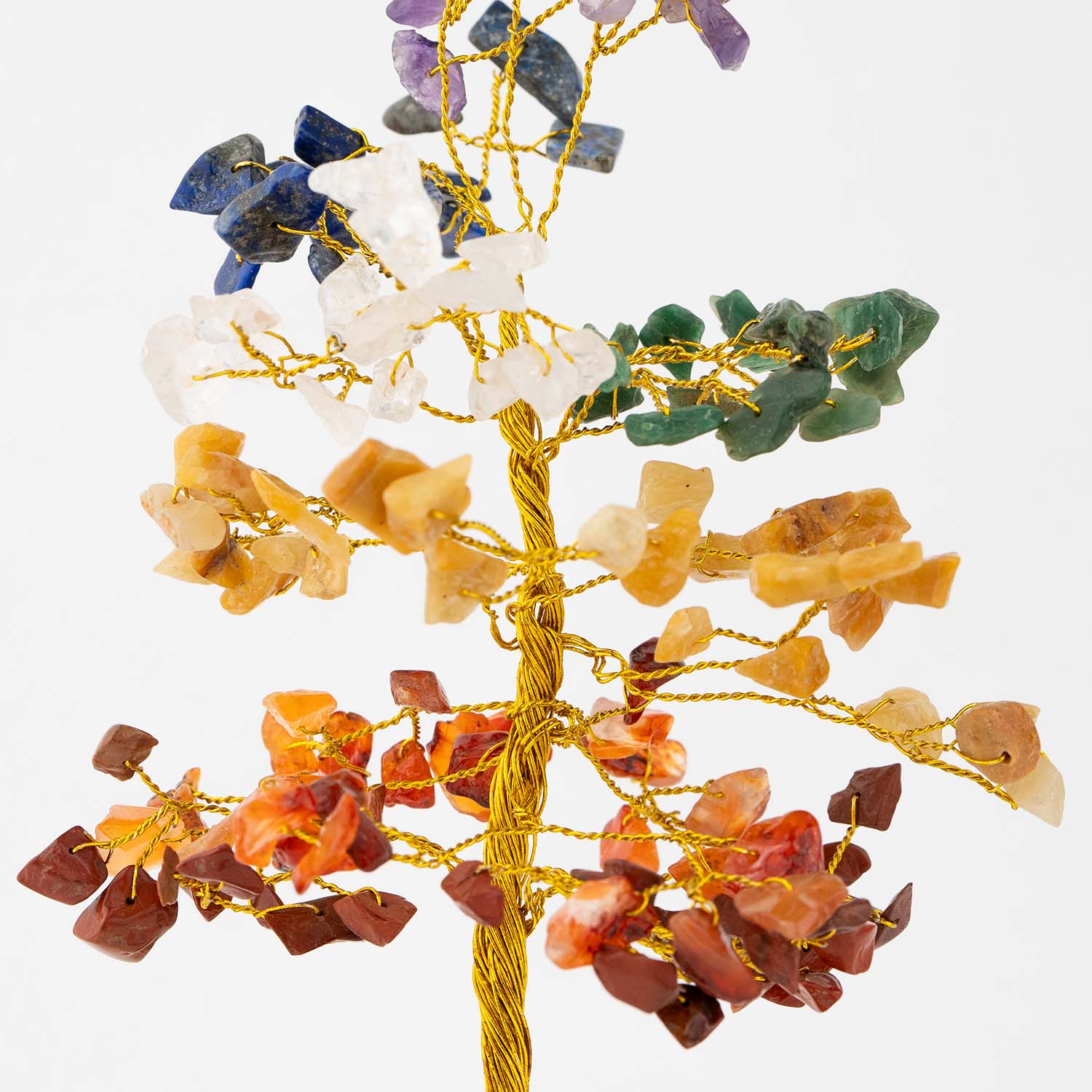 Mini 7 Chakra Natural Stone Tree - Image 5