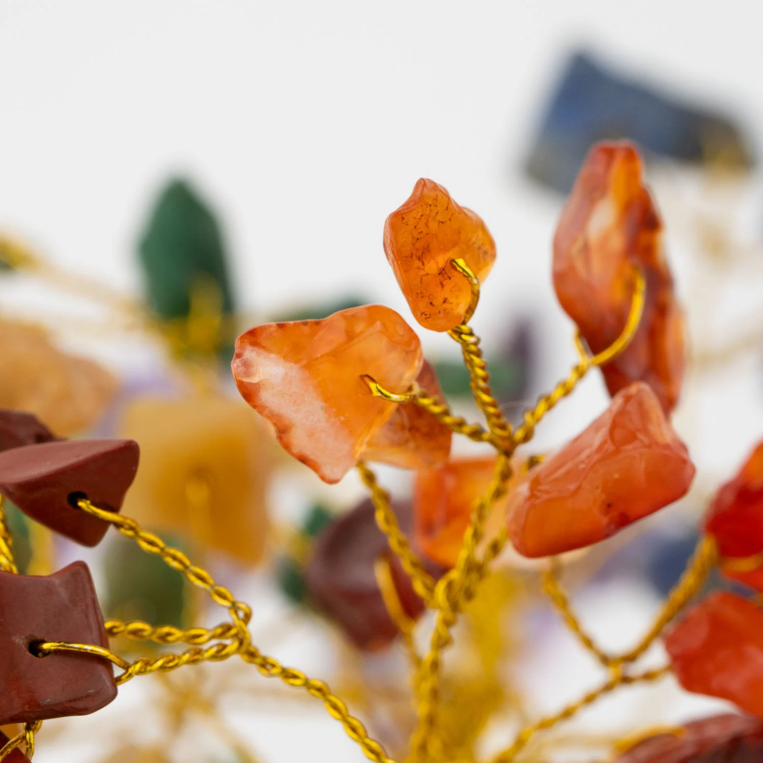 Mini 7 Chakra Natural Stone Tree - Image 6