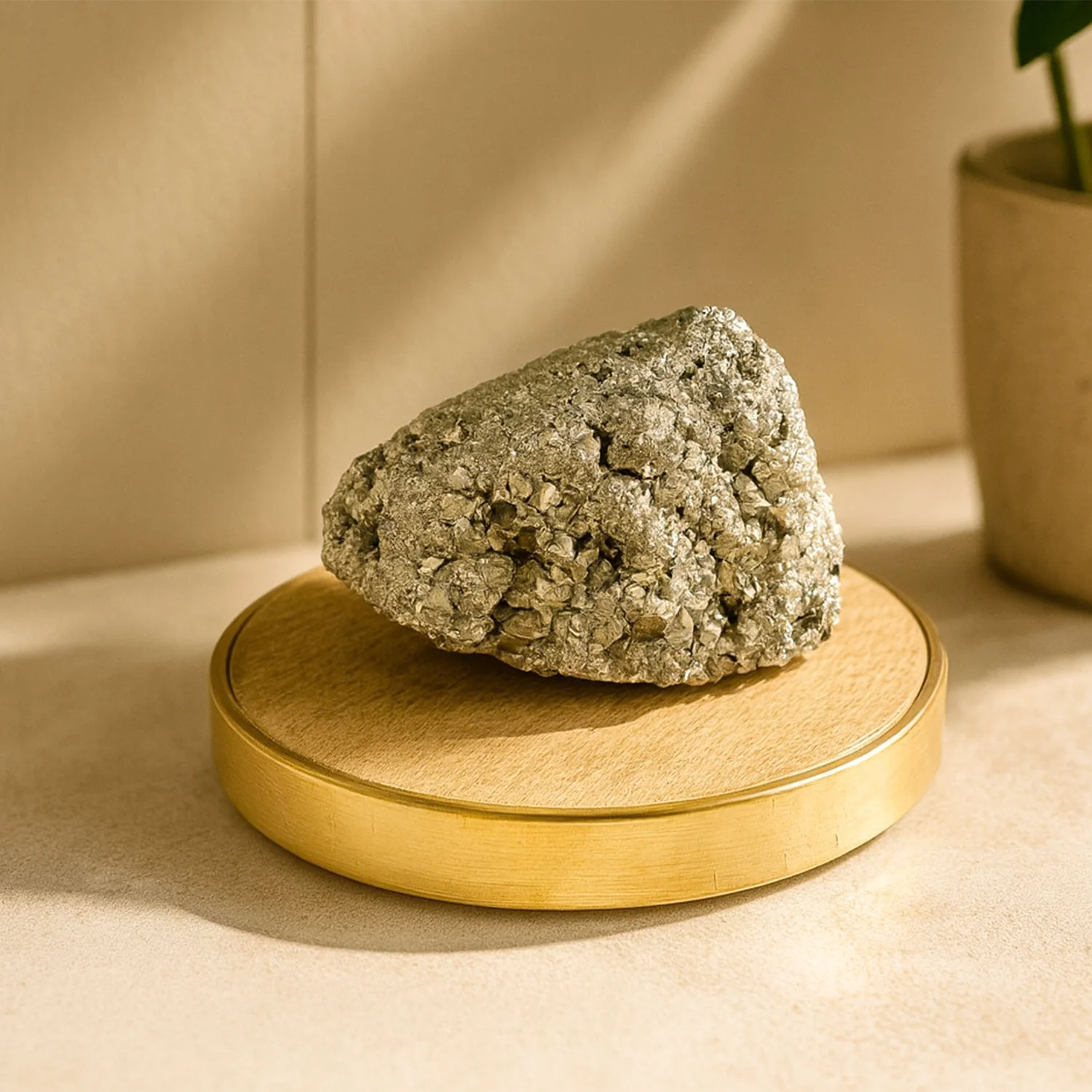 Money Magnet Pyrite Raw Stone Home Decor Artefact - Image 3