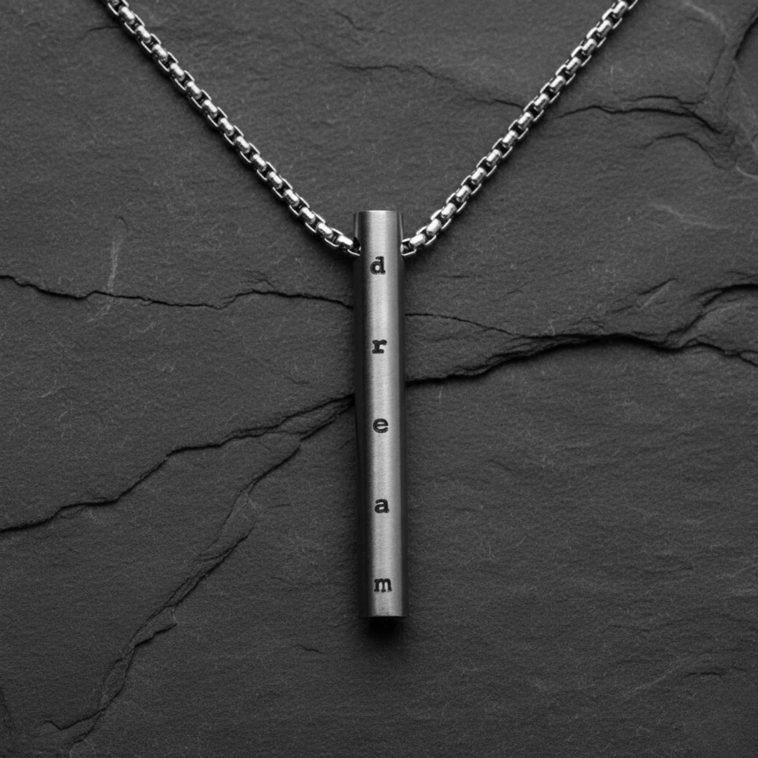 Motivation Minimal Barrel Necklace - Image 5