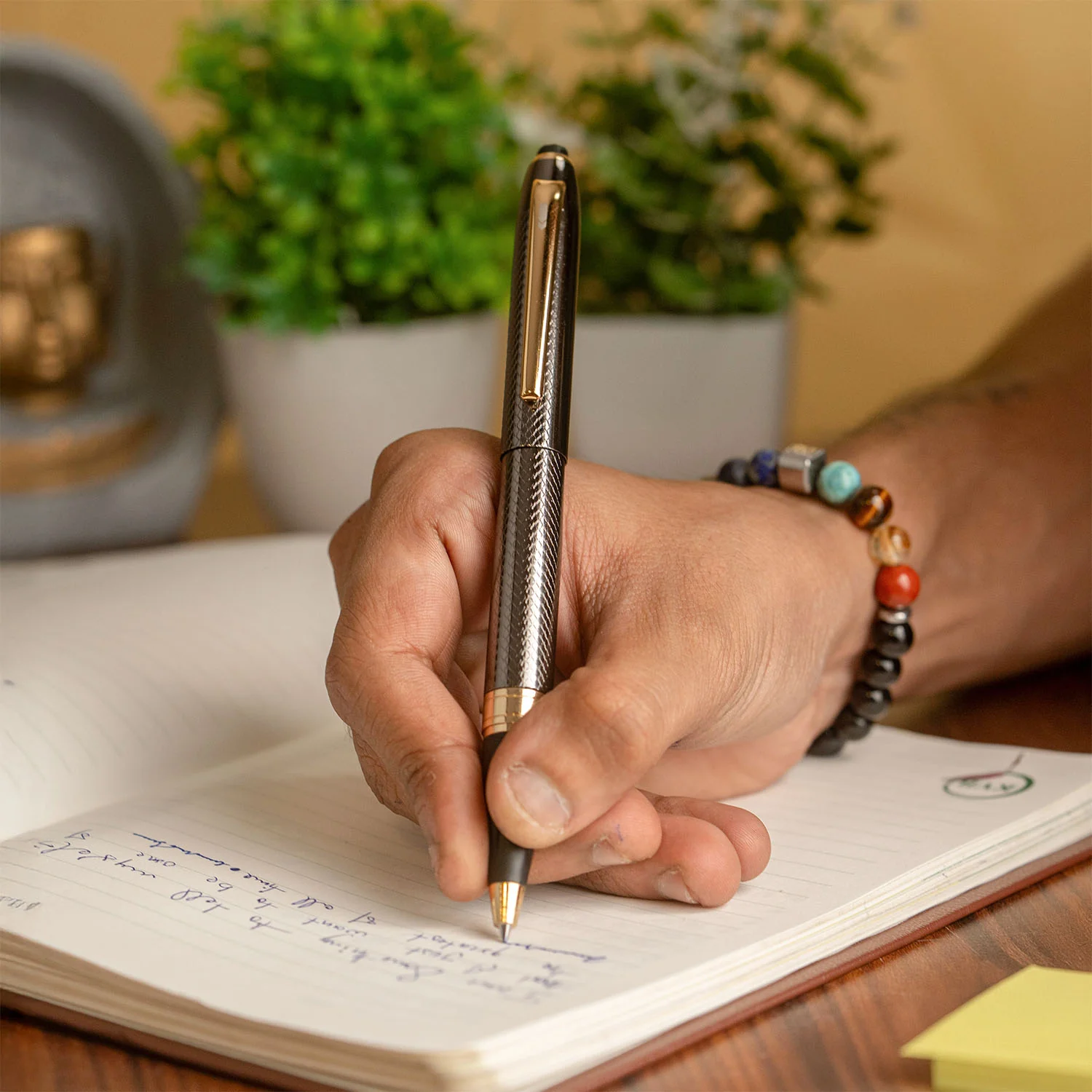 Obsidian 2 in 1 MagSnap Roller Ball Pen with Stylus - Image 3
