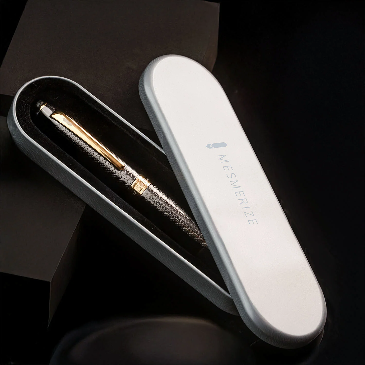 Obsidian 2 in 1 MagSnap Roller Ball Pen with Stylus - Image 4