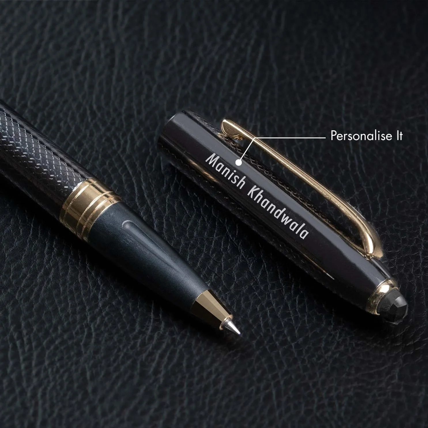 Obsidian 2 in 1 MagSnap Roller Ball Pen with Stylus - Image 6