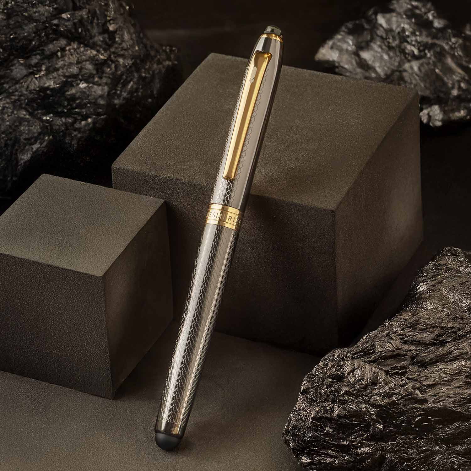 Obsidian 2 in 1 MagSnap Roller Ball Pen with Stylus - Image 7