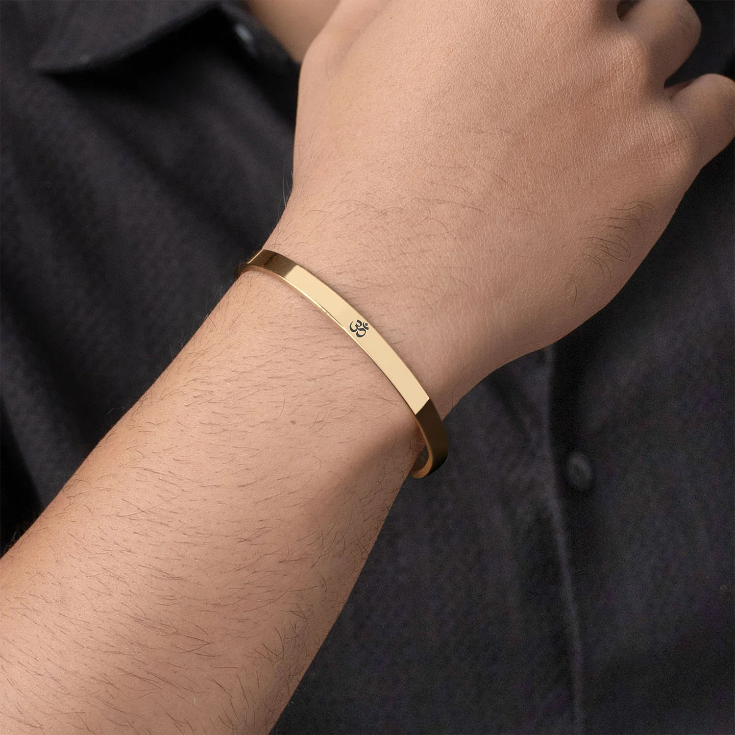 Om Gloss Cuff Adjustable Bracelet - Image 11