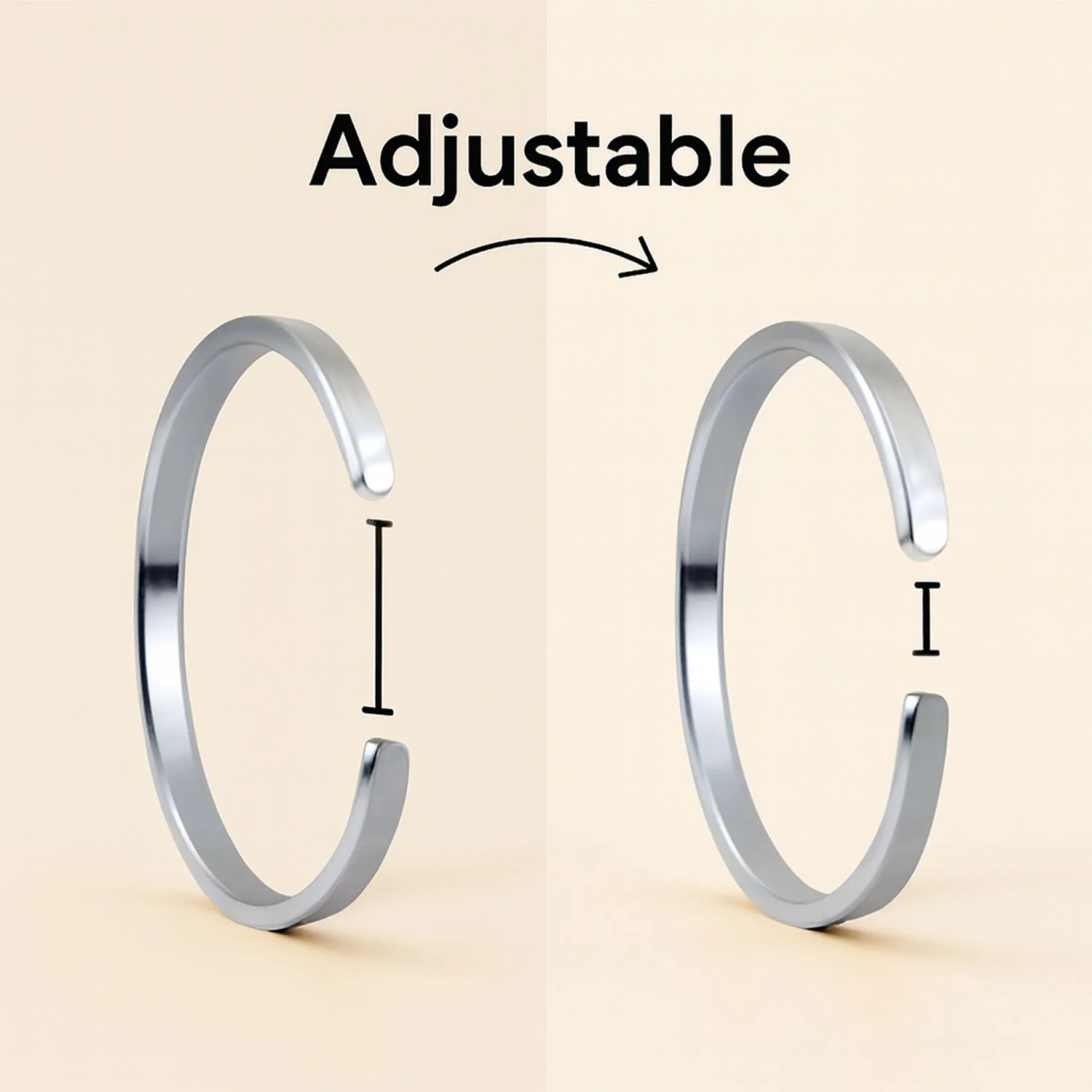 Om Gloss Cuff Adjustable Bracelet - Image 31