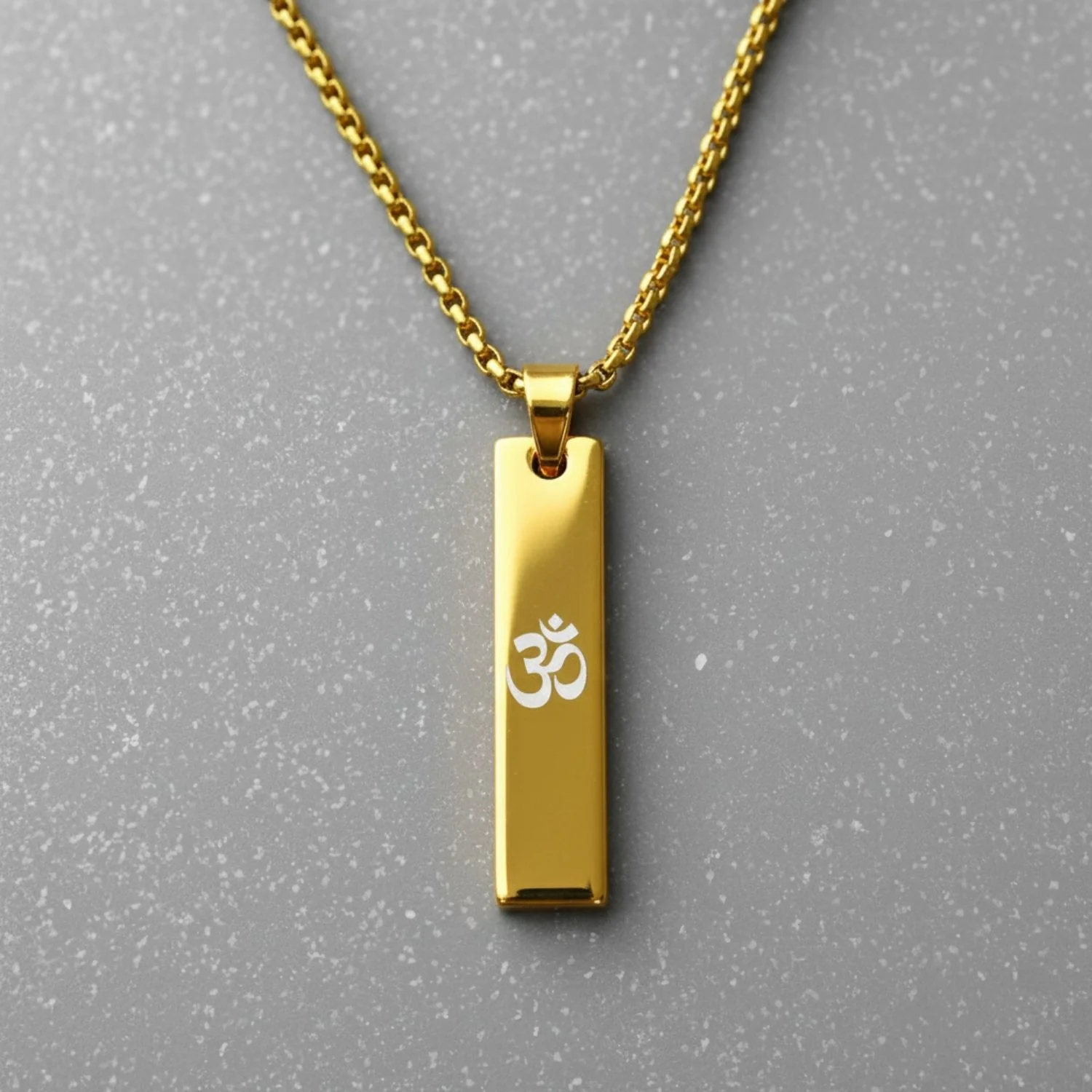 Om Mini Tag Necklace - Image 17
