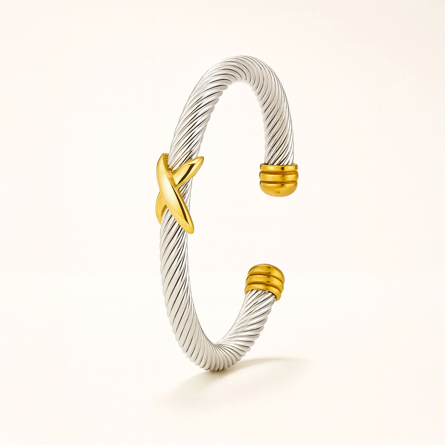 Paloma Twisted Adjustable Bangle Bracelet - Image 7