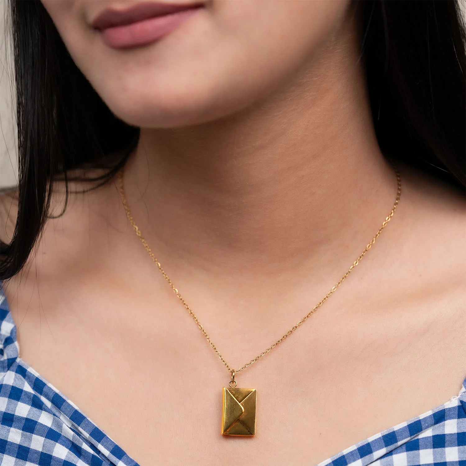 Personalised Envelope Necklace - Image 2