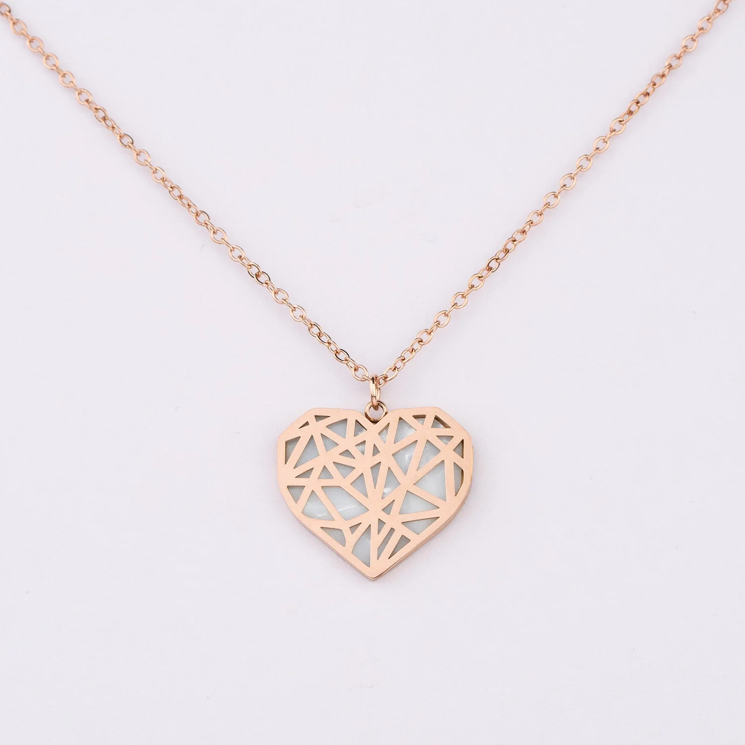 Polyheart Mother Of Pearl Necklace - Image 6