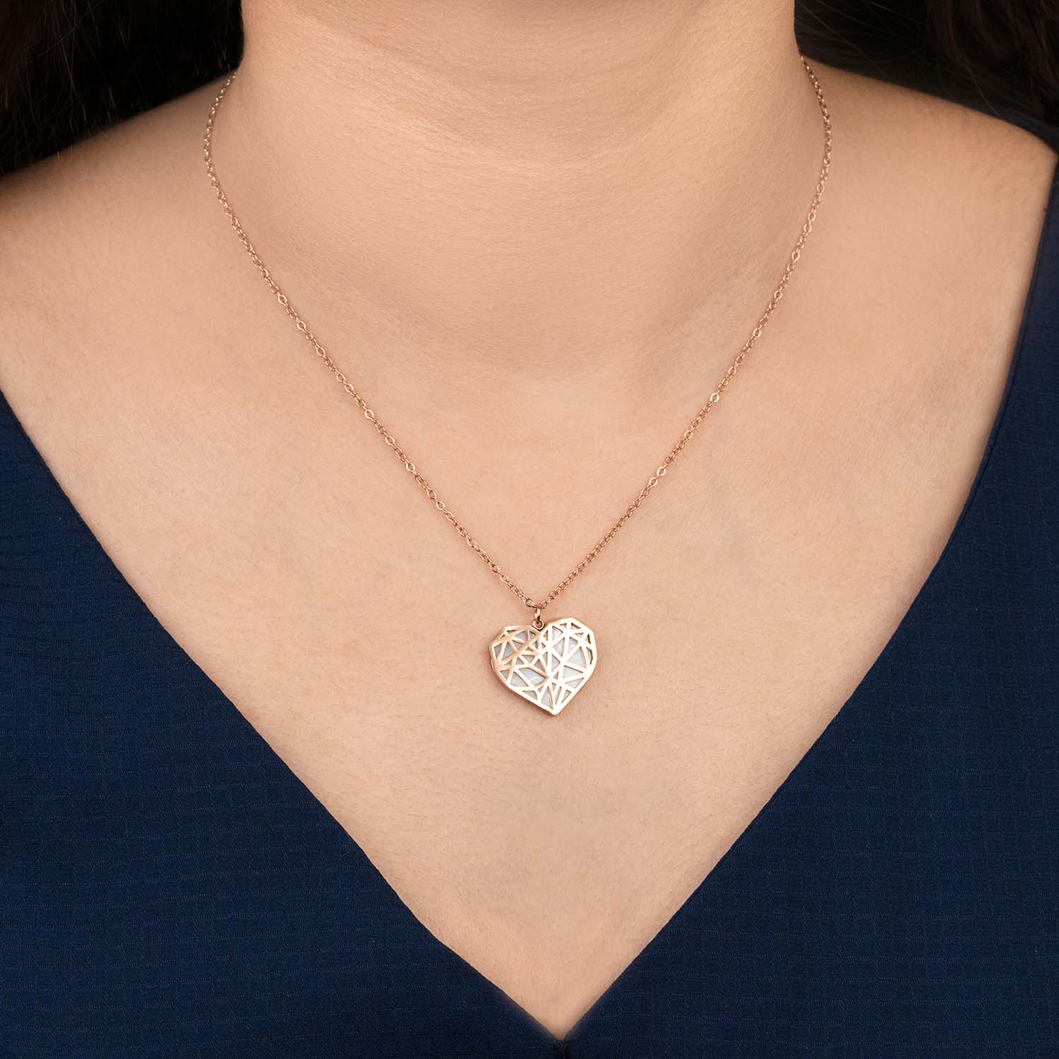 Polyheart Mother Of Pearl Necklace - Image 7