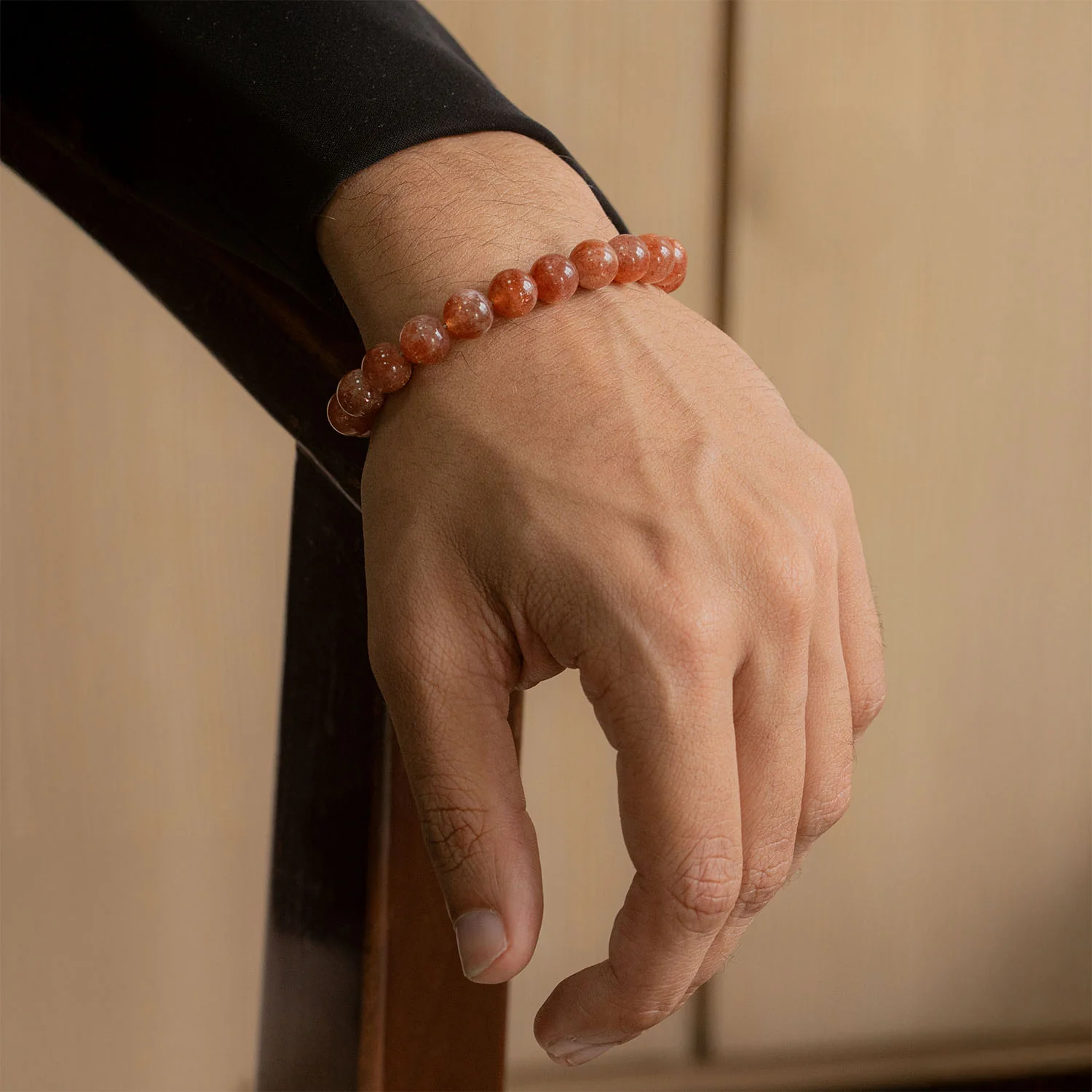 Positivity Sunstone Natural Stone Bracelet with Magsnap 3 - Image 3